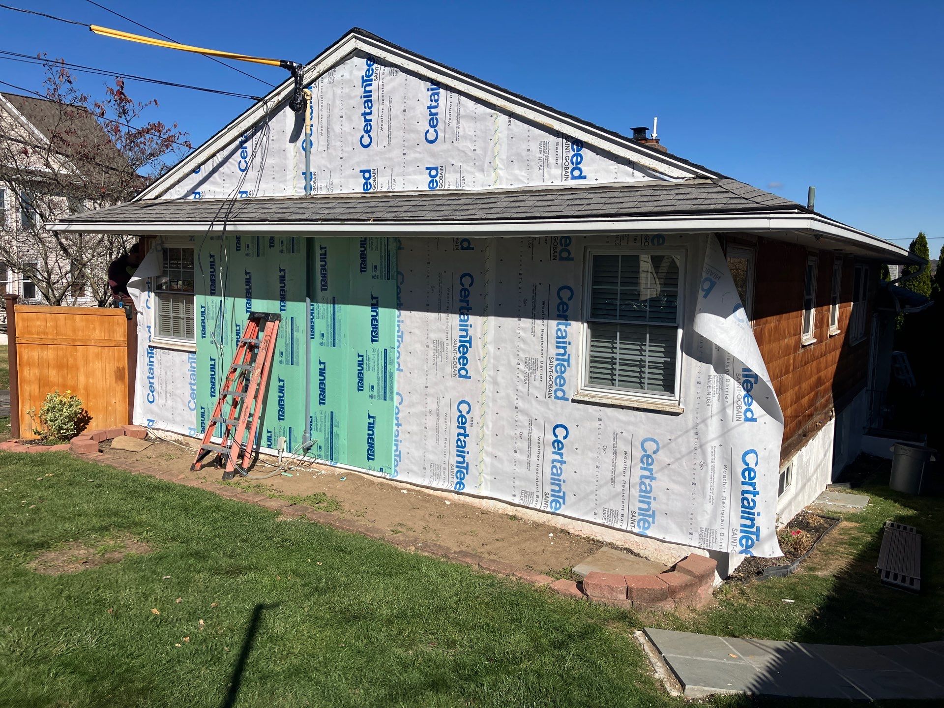 Beautiful Siding update with Cert. Monogram D/4 x 12'6" Clapboard, Wedgewood Blue by DiGiorgi Roofing and Siding Inc