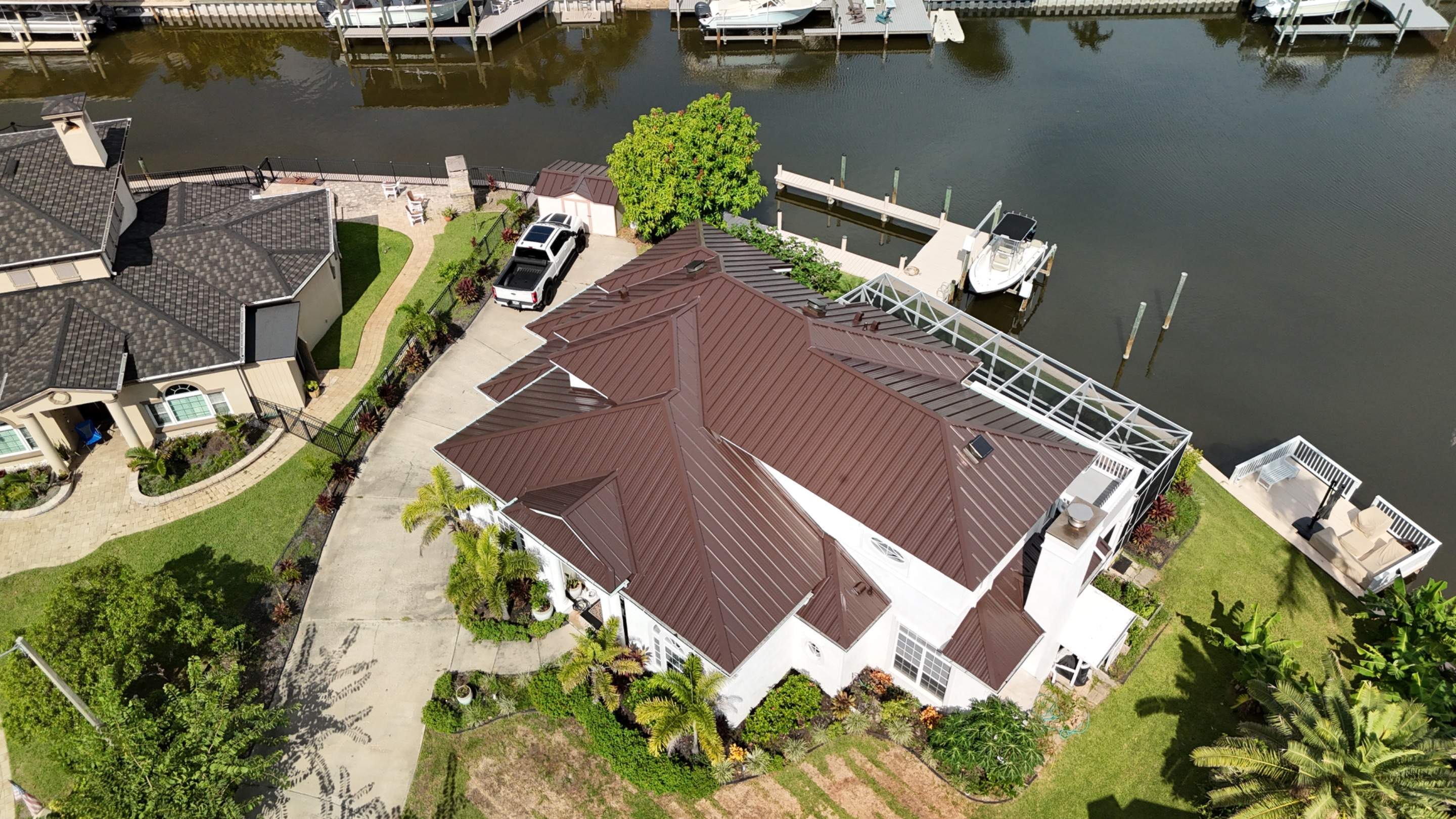Aluminum Standing Seam Metal Roof Installation in Melbourne Beach by Wiedmann Construction & Roofing