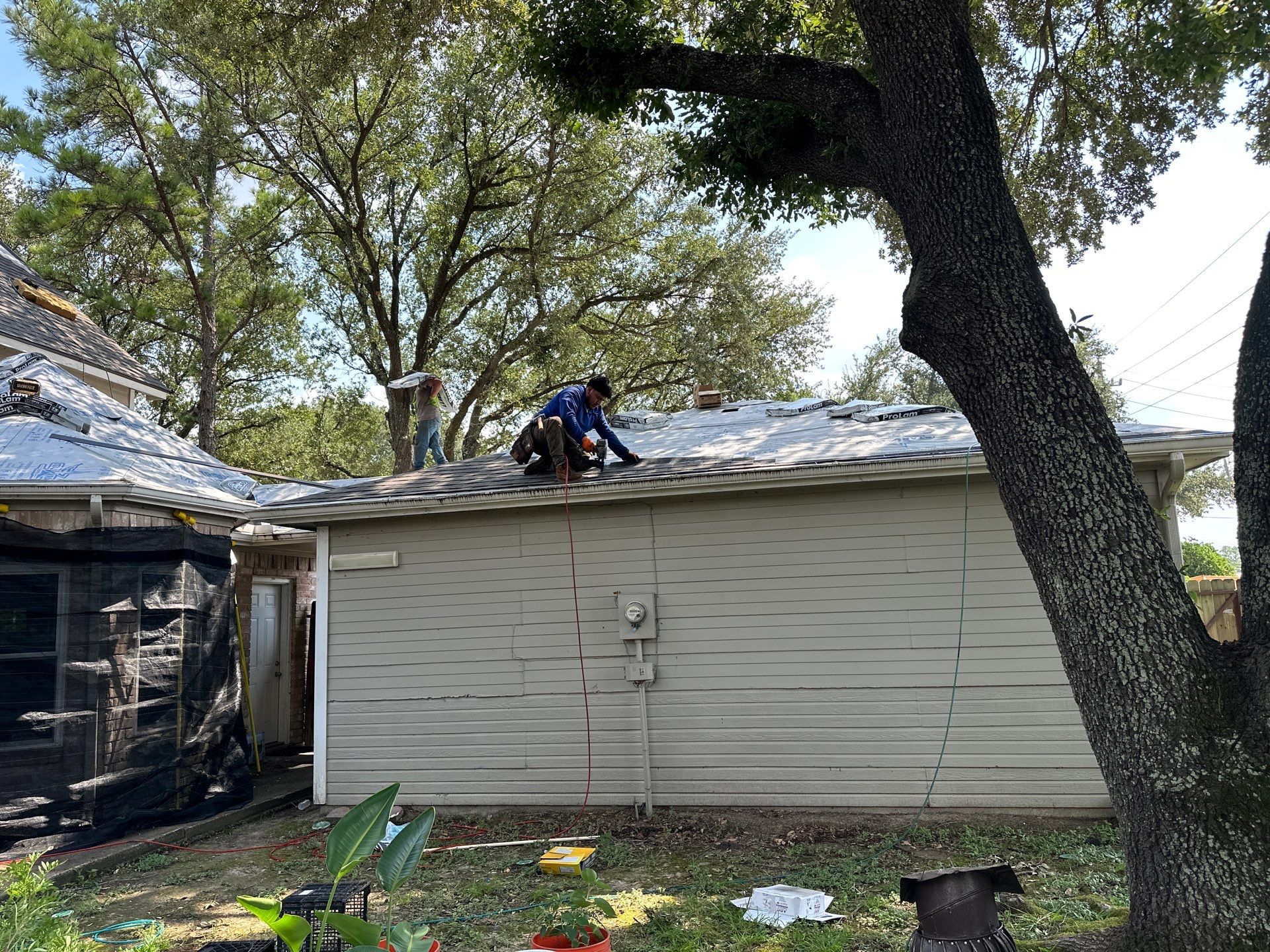 Project in Houston by Motion Roofing