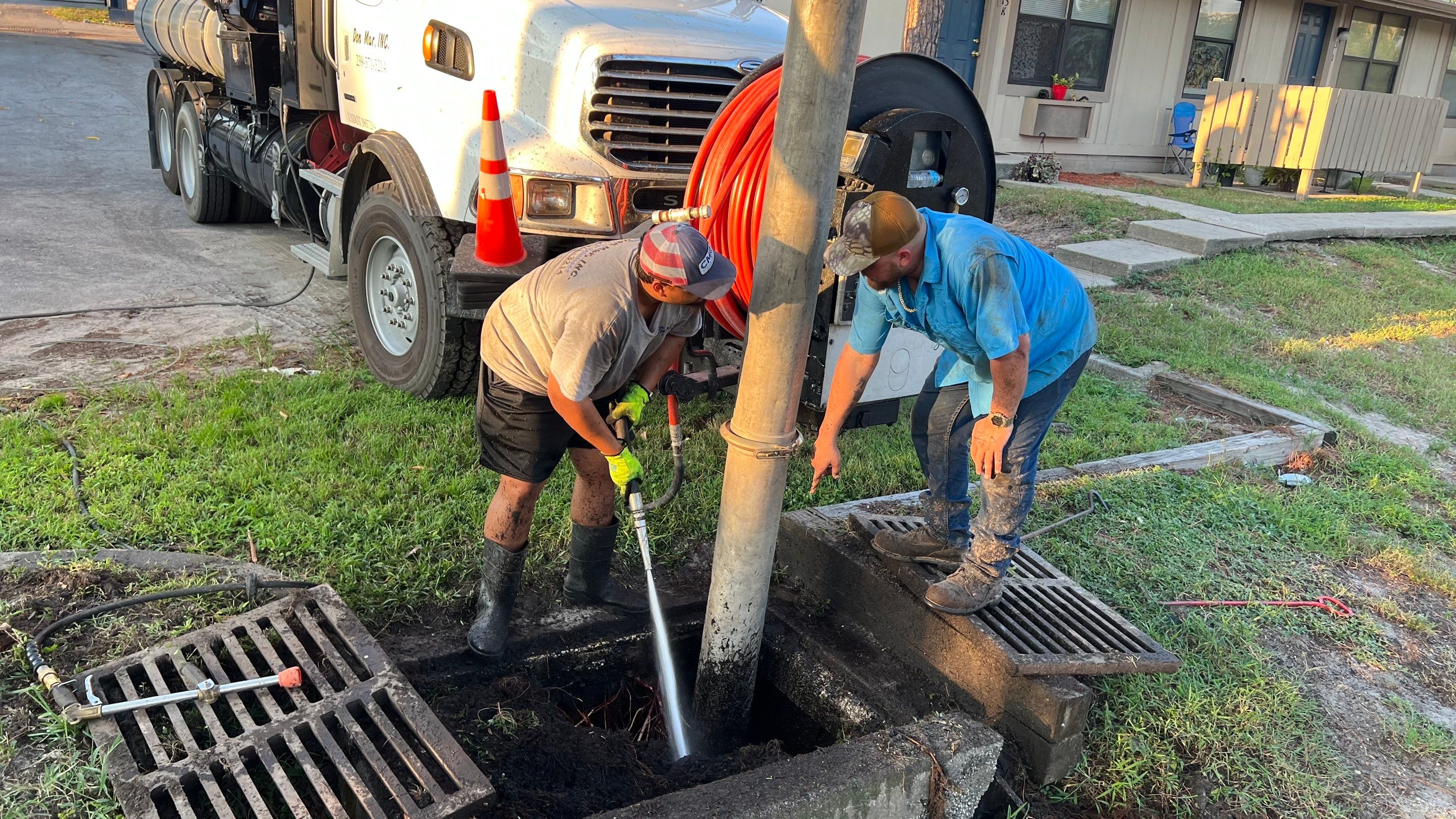 Apartment Complex Storm Water System Cleaning and Maintenance by Don Mar, Inc. Storm Water Solutions