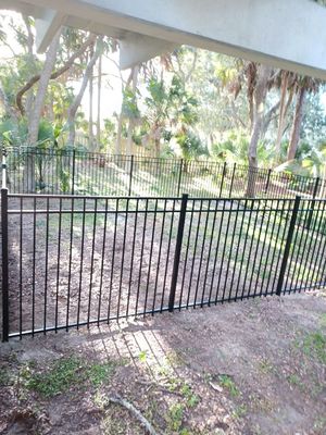 Sarasota, FL 4ft. Tall 3-Rail Aluminum Fence