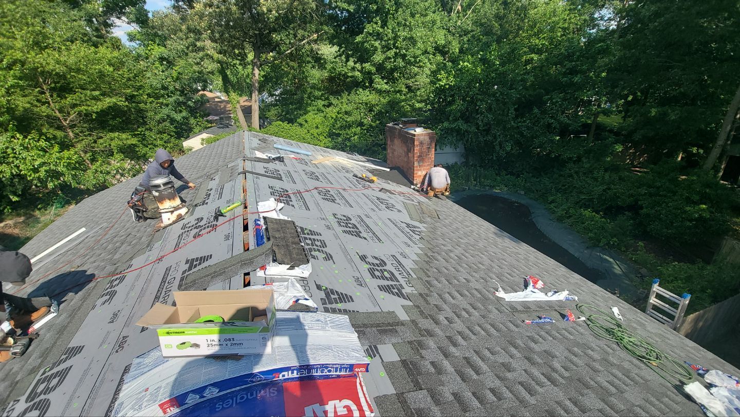 Roof Installation using GAF Timberline HDZ by ExteriorPros