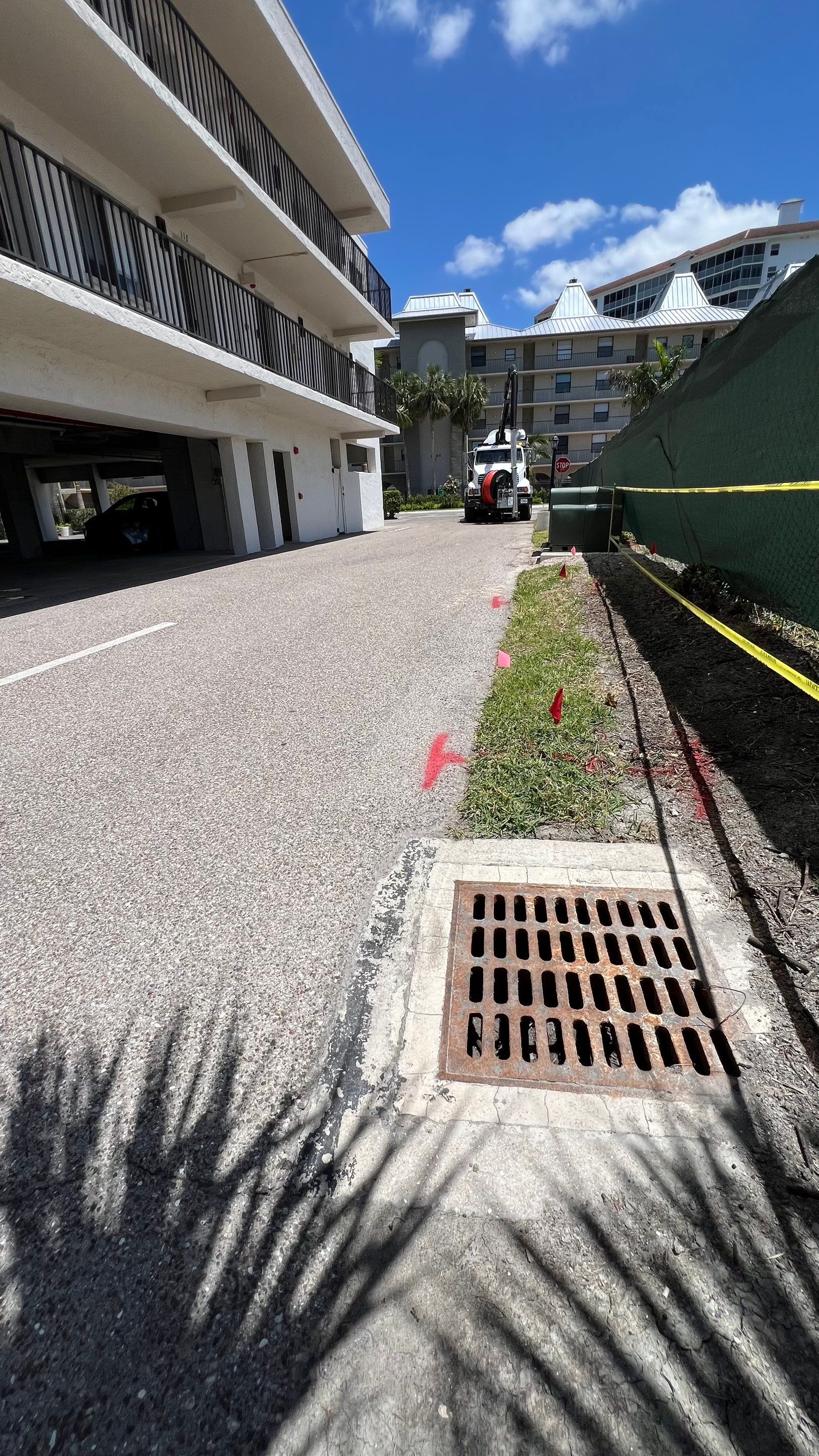 Naples Condo Catch Basin Cleaning by APS Power & Water