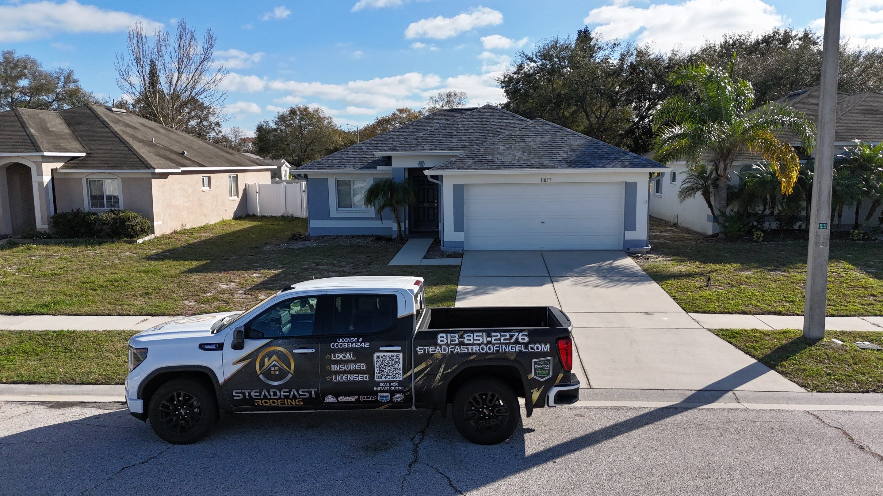 Roof Replacement in Riverview, FL by Steadfast Roofing 