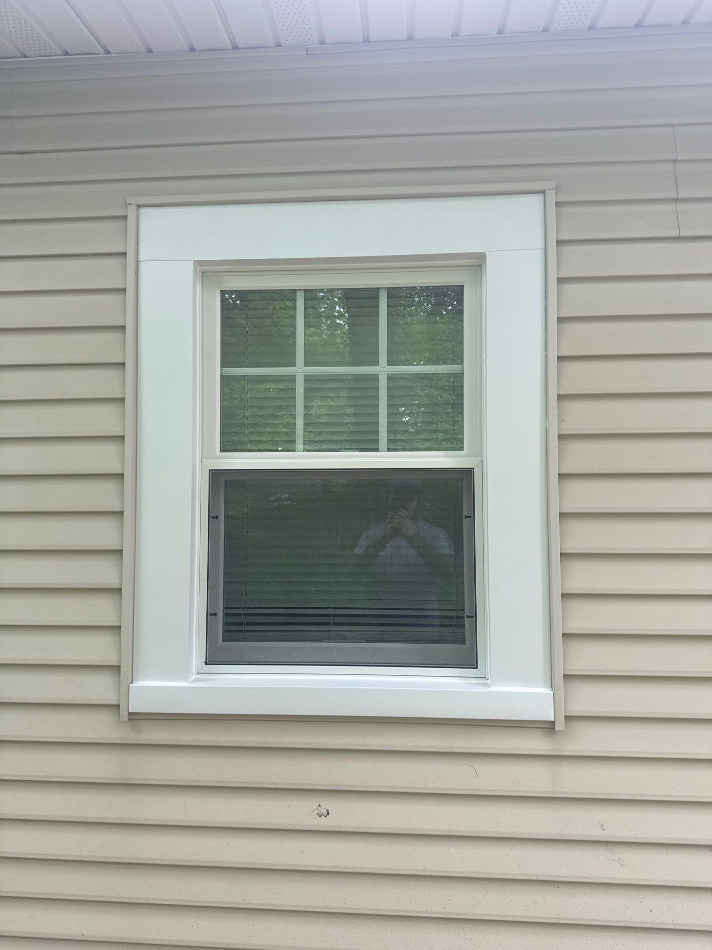 Infinity by Marvin Window Installation using Infinity By Marvin Double-Hung window by DiGiorgi Roofing and Siding Inc
