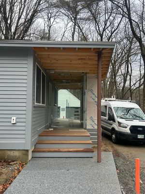 Glass Entryway using Tempered Glass