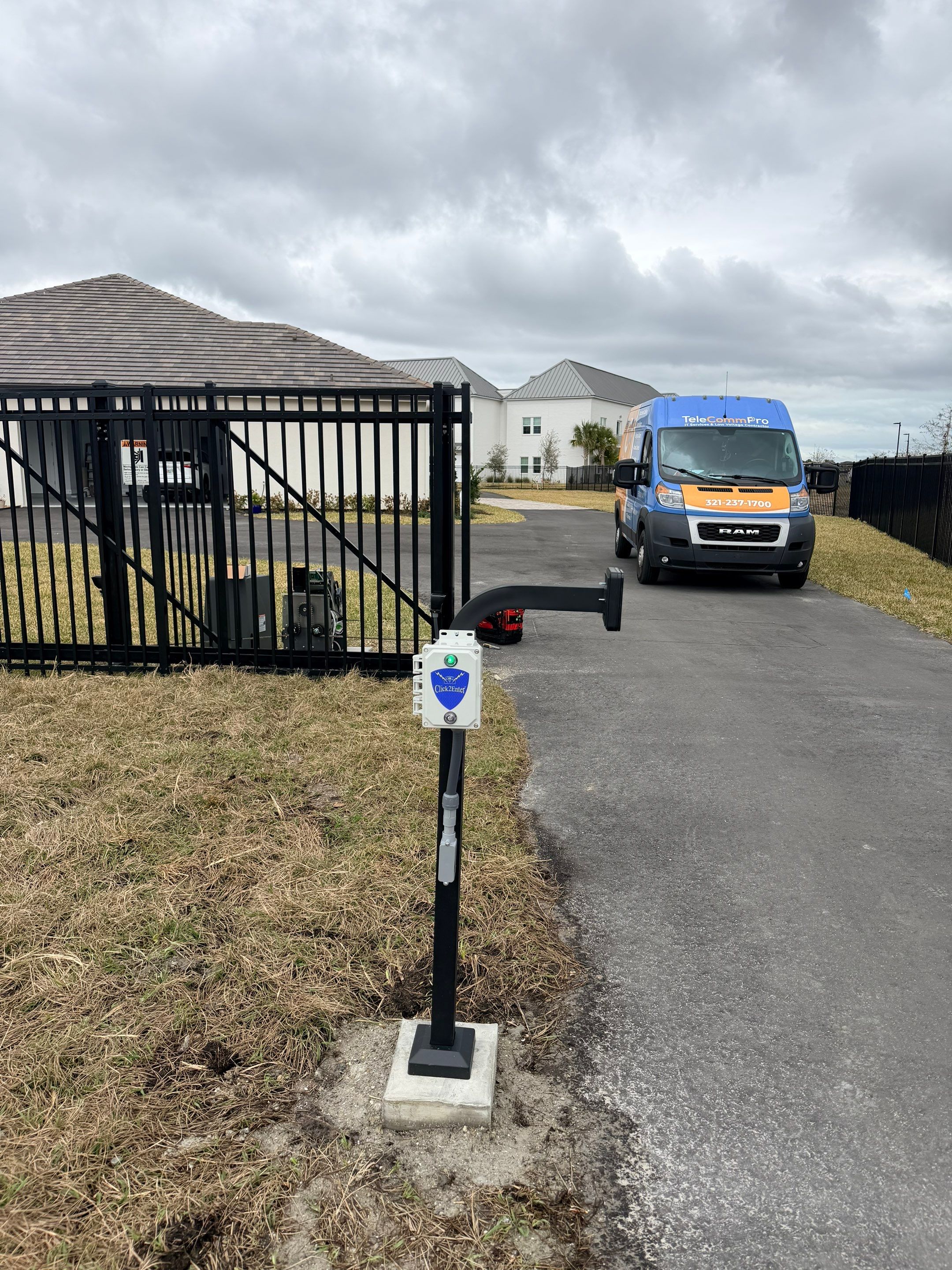 Slide Gate Operator Installation with MAX Control Board – Melbourne, FL by TeleCommPro