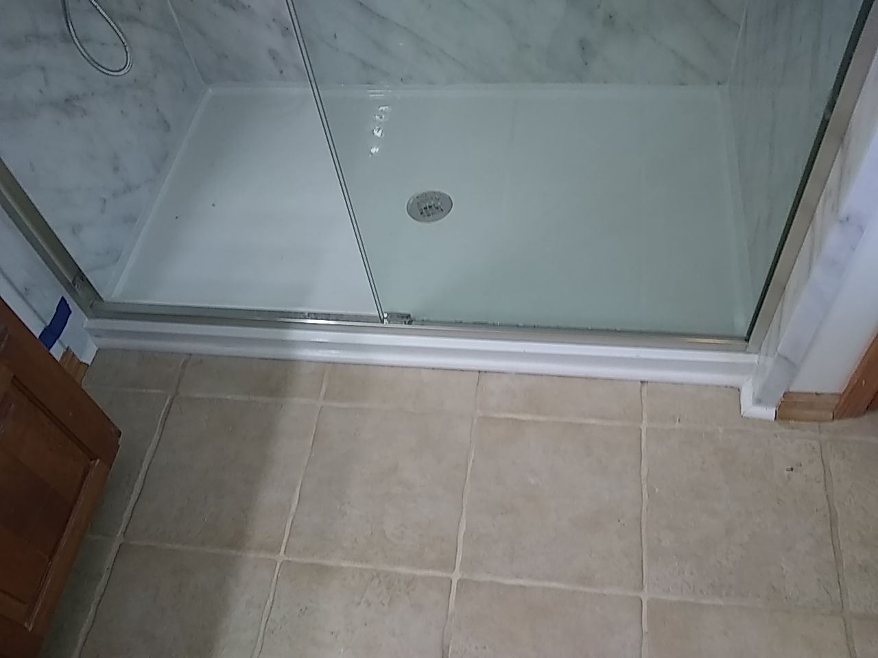 Customer did the demo, we put it back together! by The Shower Company