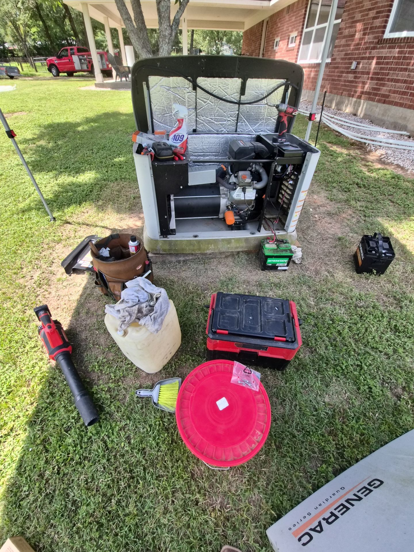 Residential Generac Generator Maintenance and Valve Adjustment in Huntsville by GenTex Elite Services