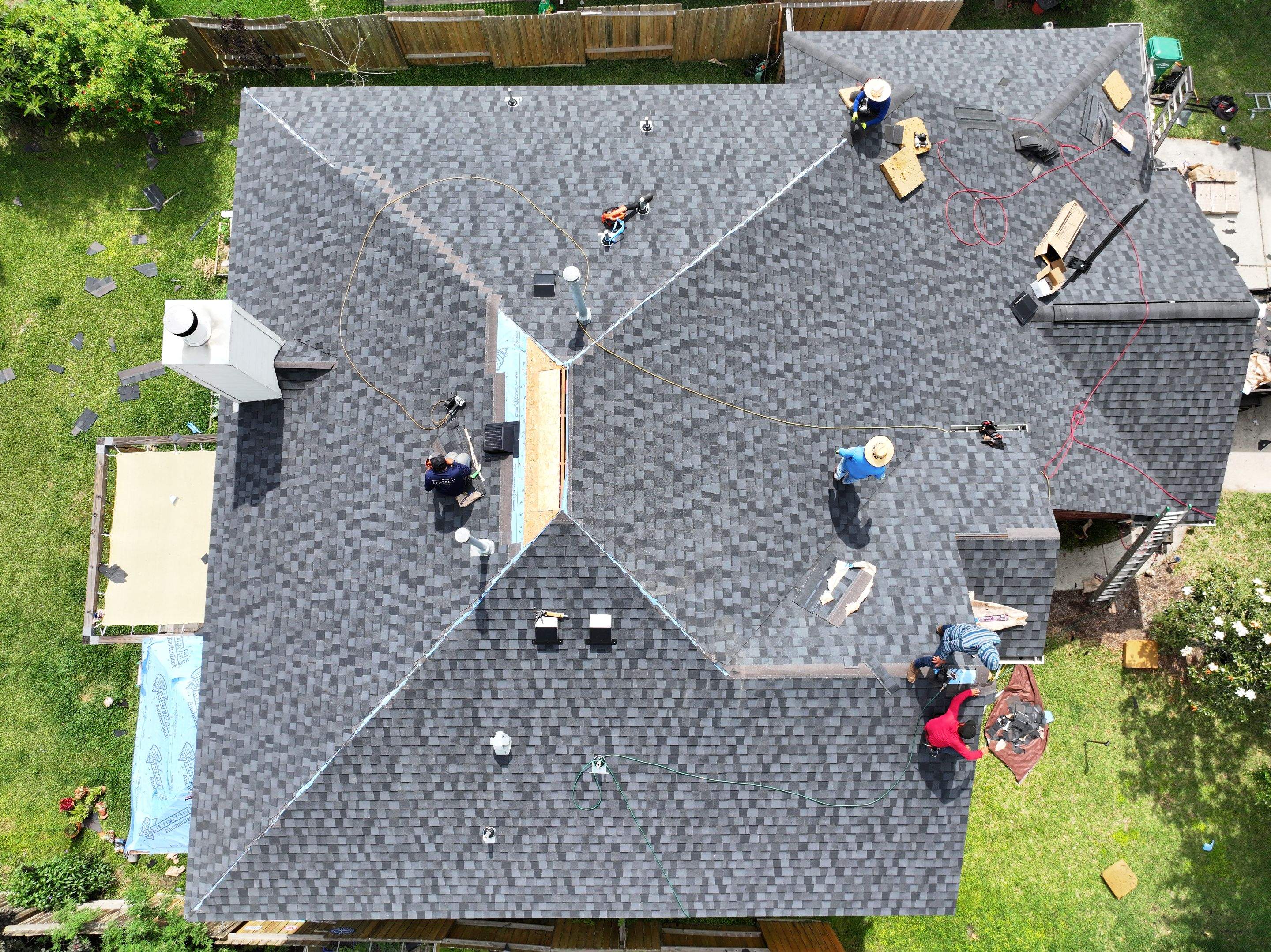 Complete Shingle Roof Replacement — Spring, TX by PL Roofing & SB Roofing, LLC.