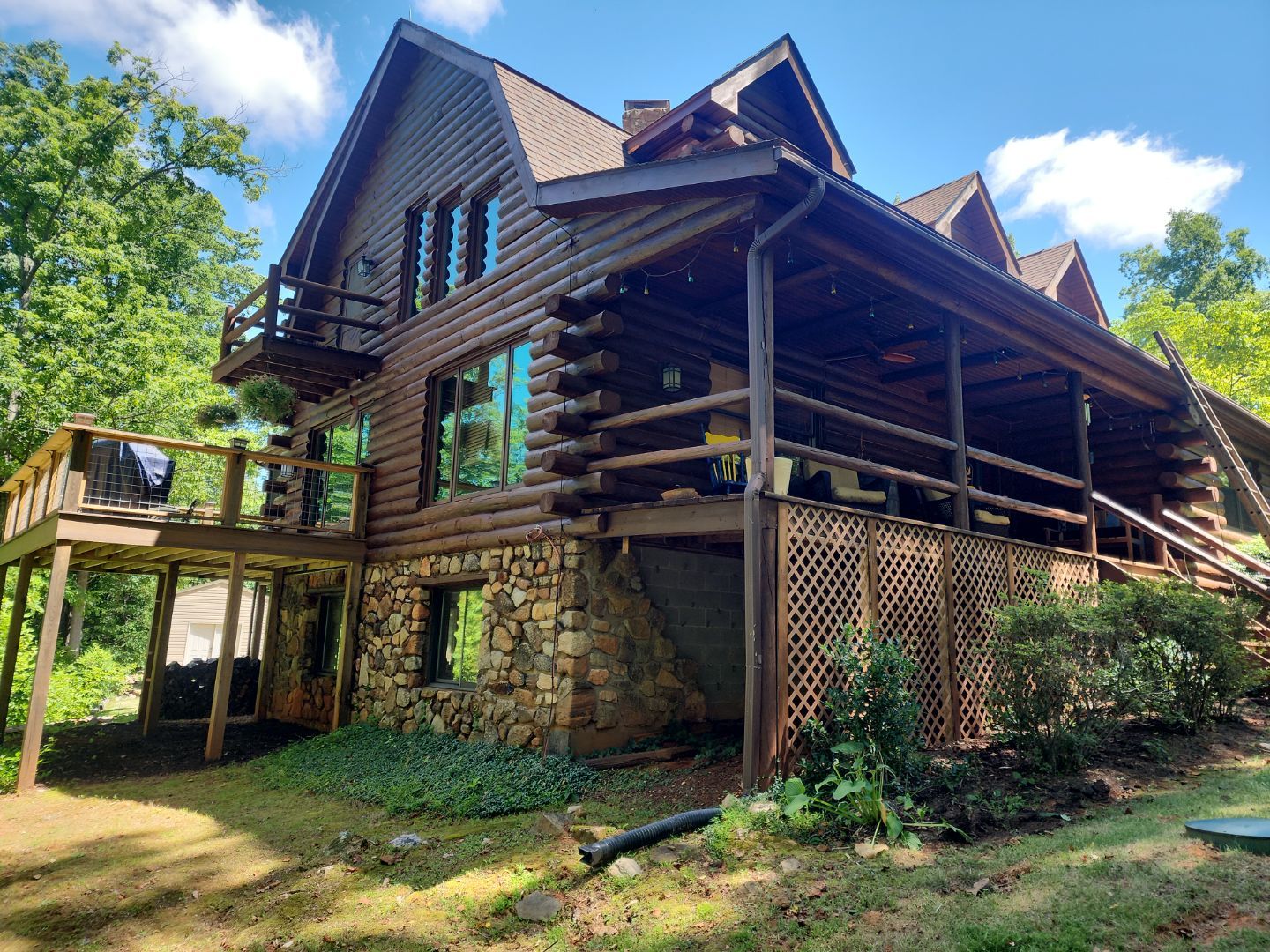 Nancy N., Shipman, VA by Log and Timber Worx