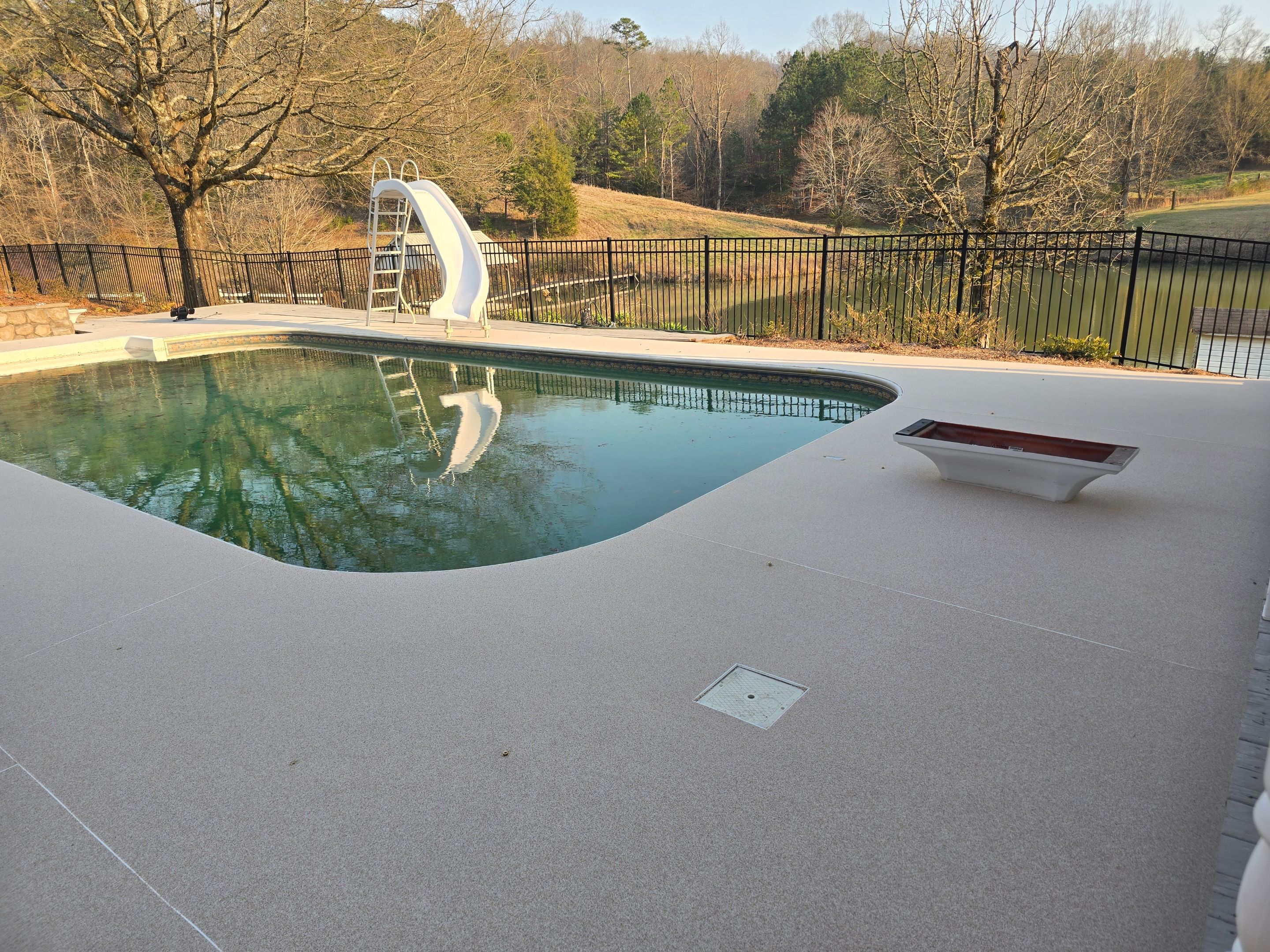Pool Deck using Breaking Dawn by Elite Floor Solutions