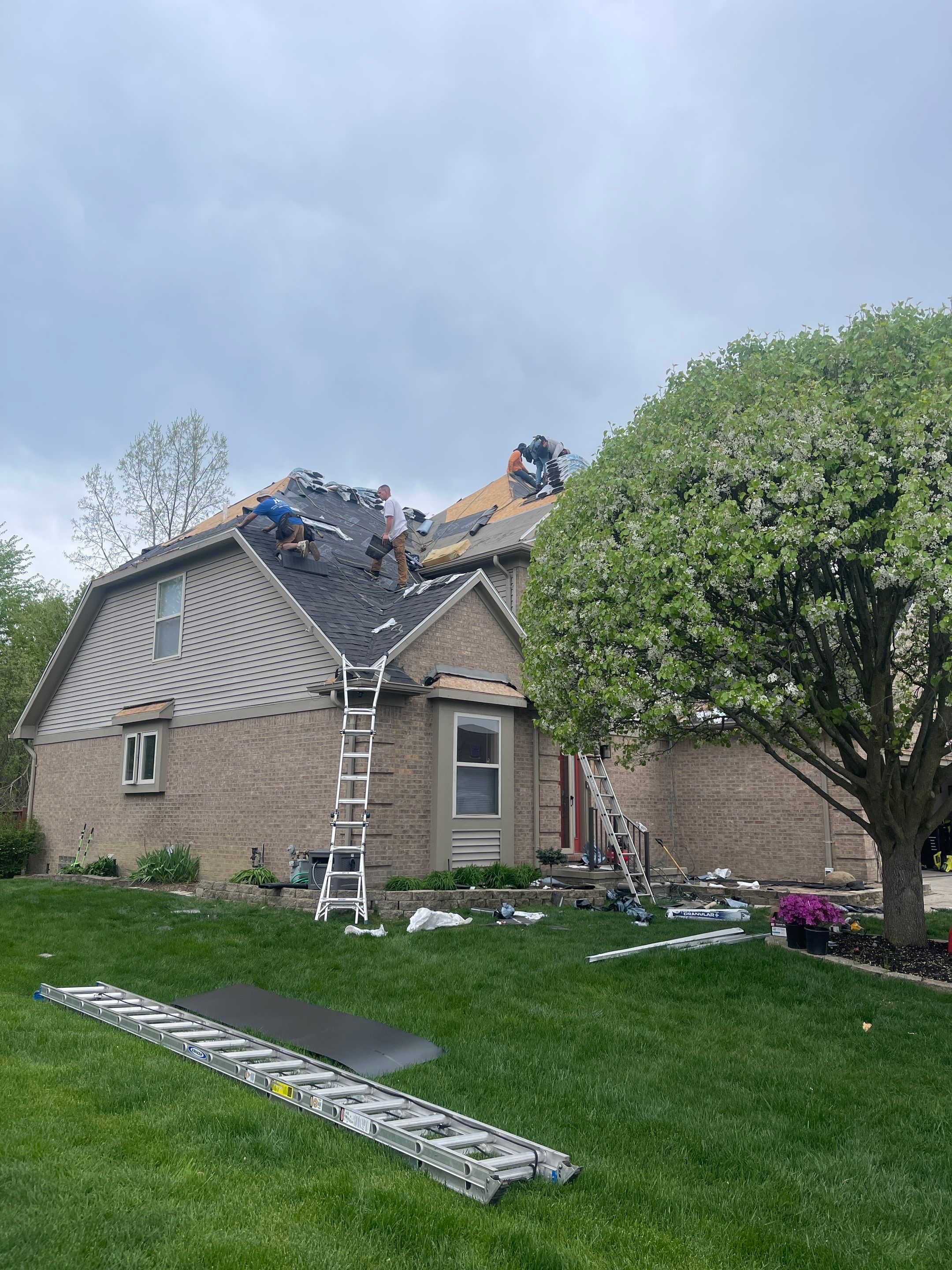 Residential Roofing Installation using IKO Dynasty - Glacier by JNR Roofing LLC
