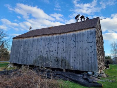 Barn in Derry, NH — this one came with some serious challenges.