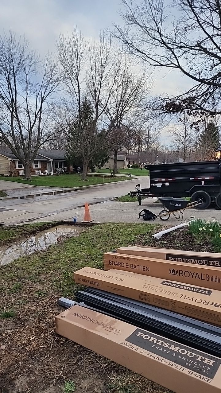 Full Exterior Home Transformation – Metal Slate Roof in Fort Wayne, IN by 4Ever Metal Roofing