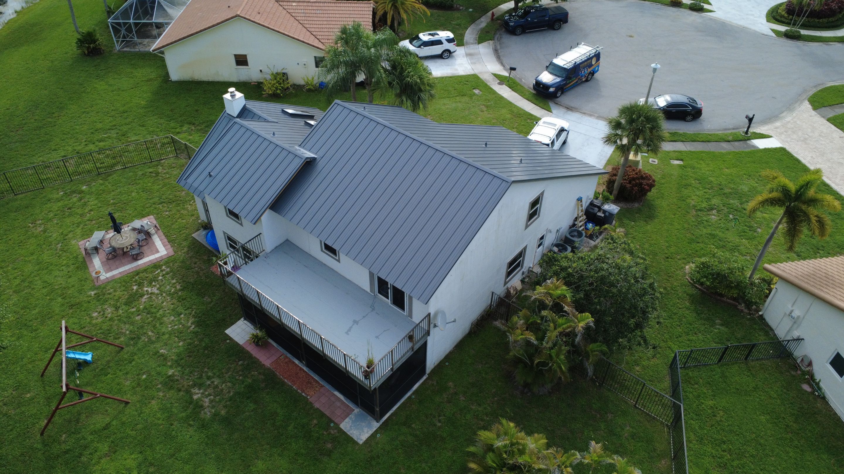 Residential Remodel using 1" Nail strip metal roof by BLUES BROTHERS ROOFING