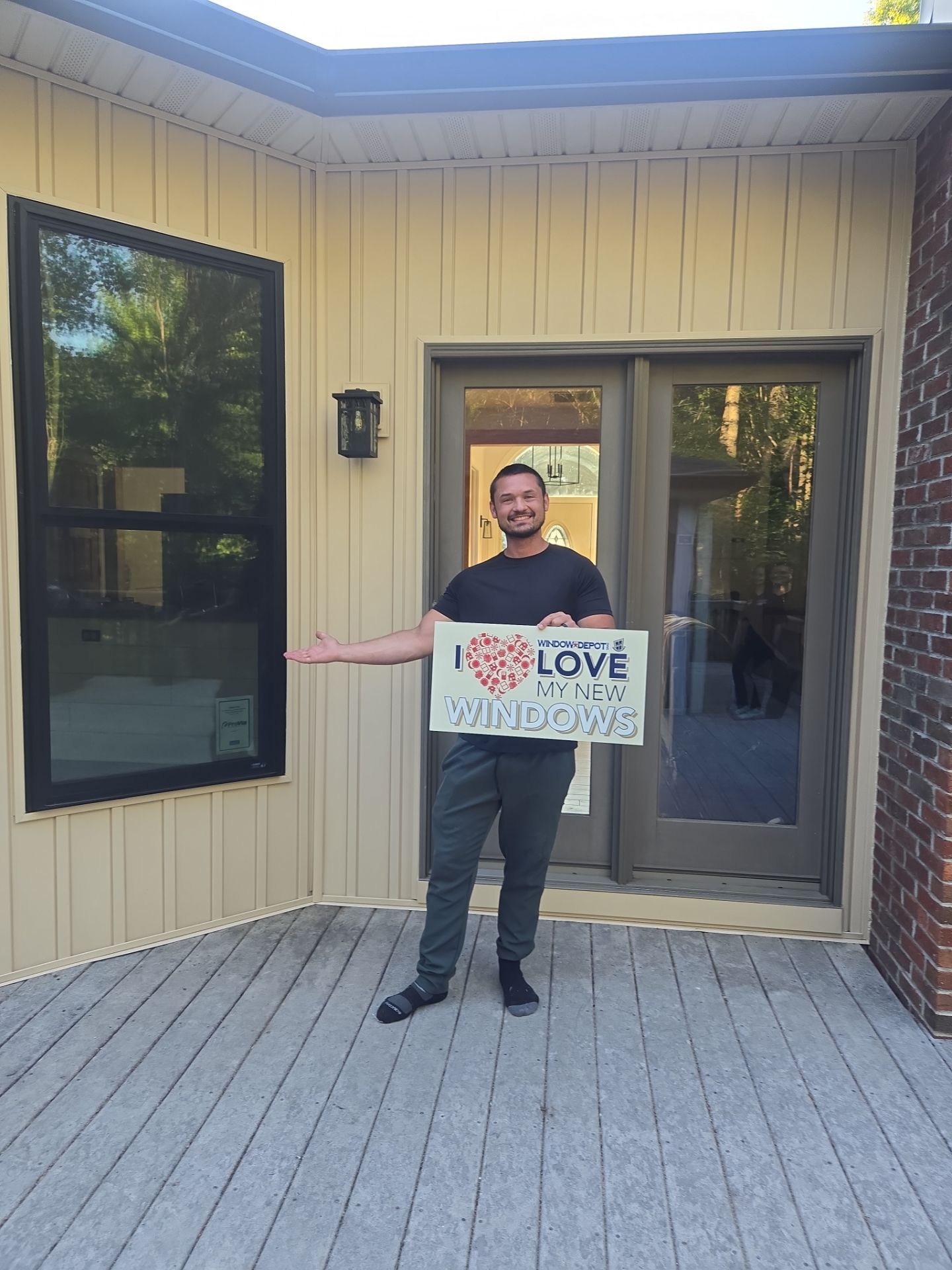 Window replacement with minor carpentry and siding/gutter replacement. by Window Depot of Annapolis