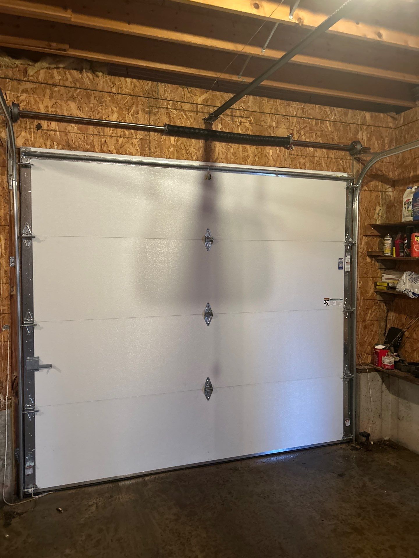 Door Installation using Raynor Encore Garage Door by Keene Door