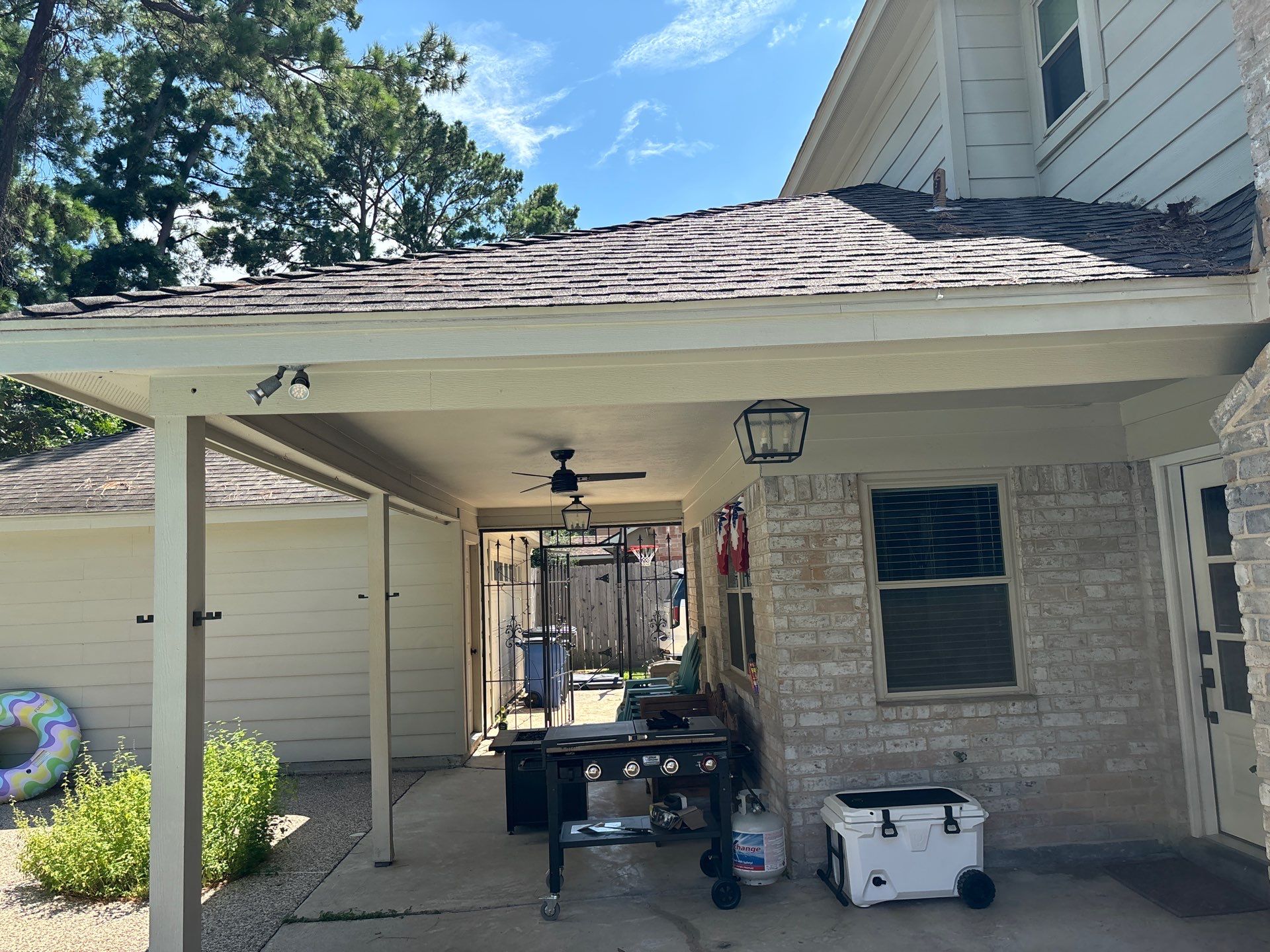 Hail Damage using Owen's Corning Duration (Lifetime) Shingles by Roof Repair Company