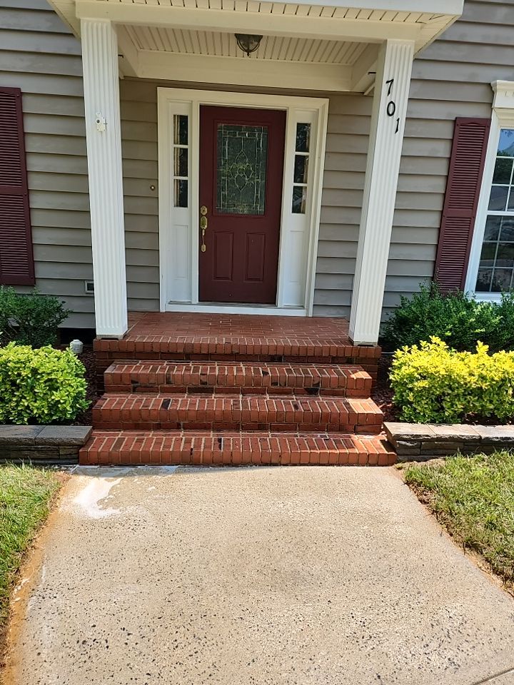 House Wash using cleaner by Power Wash Masters LLC