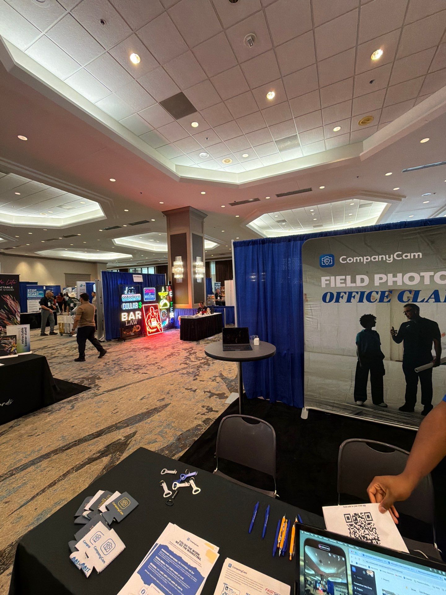 Commercial Exhibit and Branded Booth Installation in Dallas by CompanyCam Sales Demo