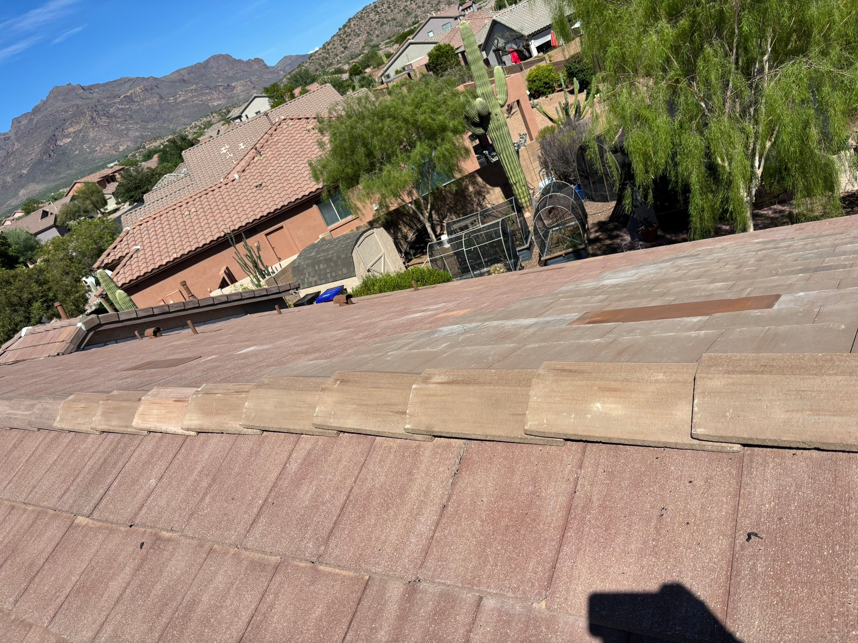 Gold Canyon Tile Reset and new underlayment by Weather-Tite Roofing