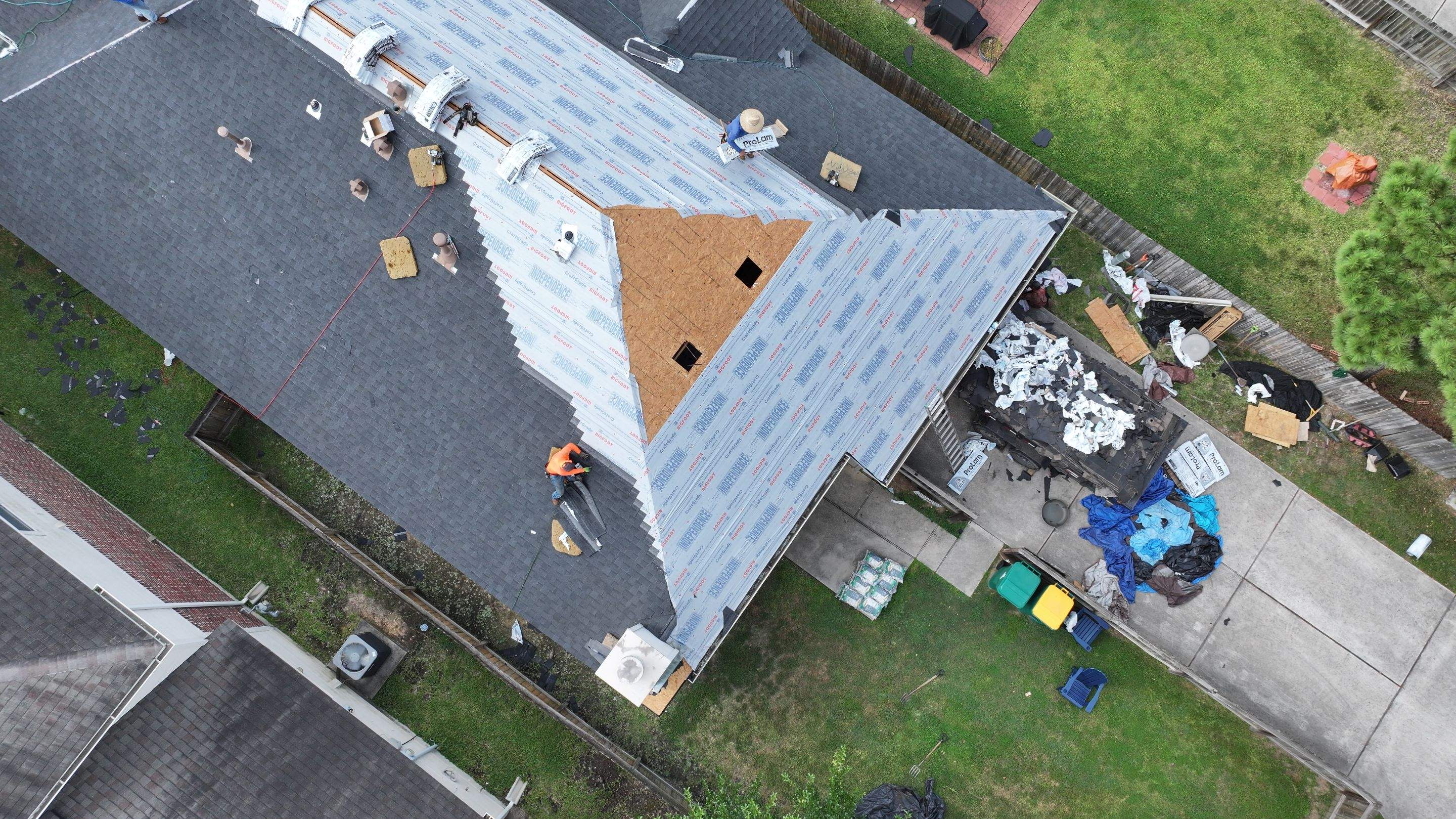 Complete Roof Replacement — The Woodlands, TX by PL Roofing & SB Roofing, LLC.