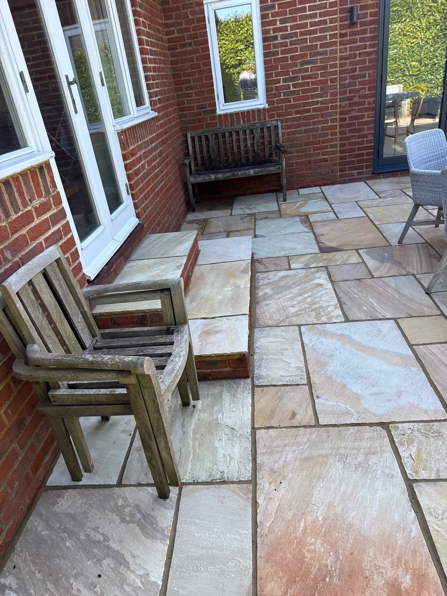 Exterior Clean - Roof - Patio - Driveway using Honda 15lpm Low Pressure Washing Machine by Ges Exterior Cleaning ltd
