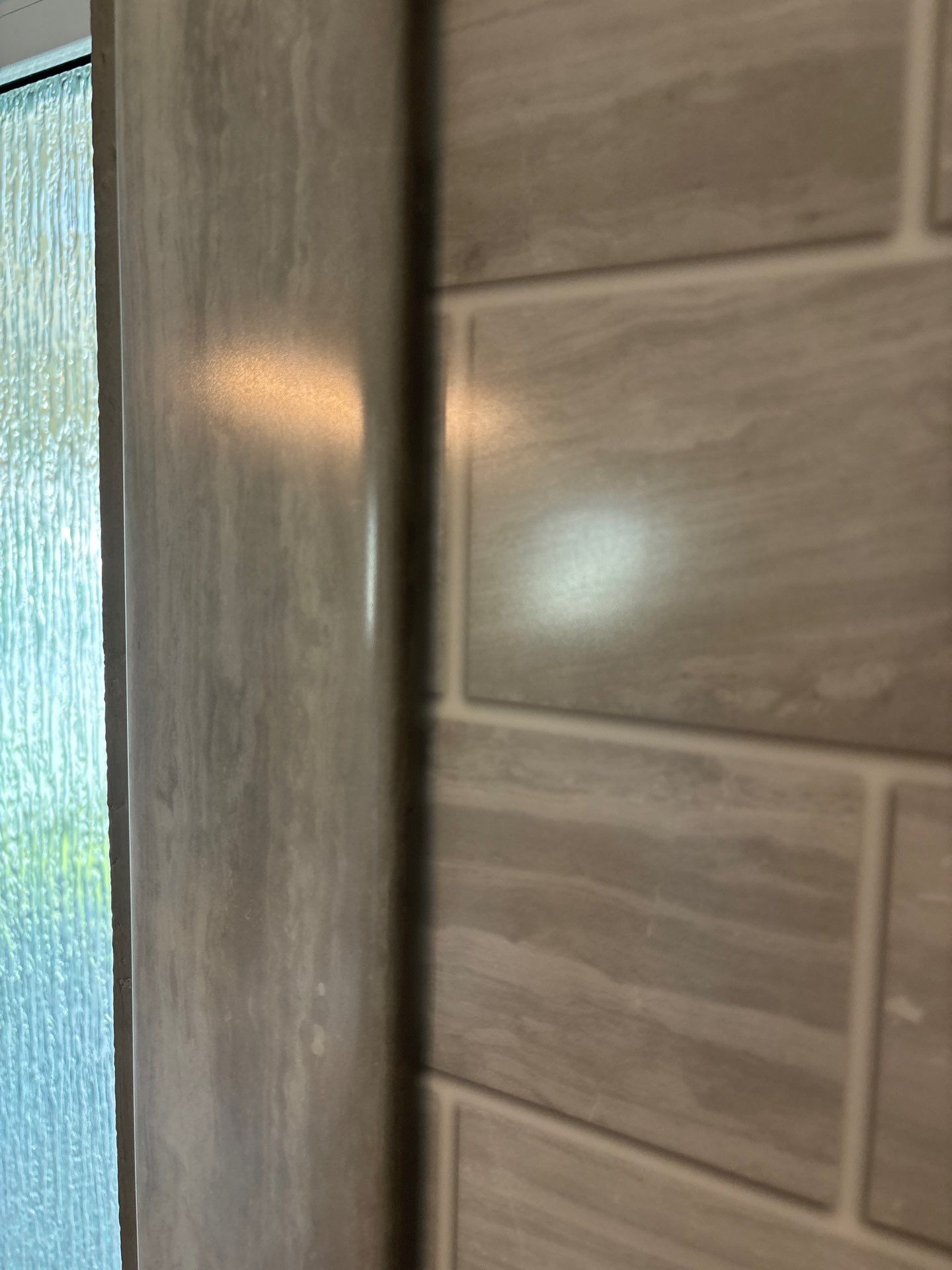 New walk in shower and tub in Kyle by Lane Lauritsen - The Hill Country, Texas