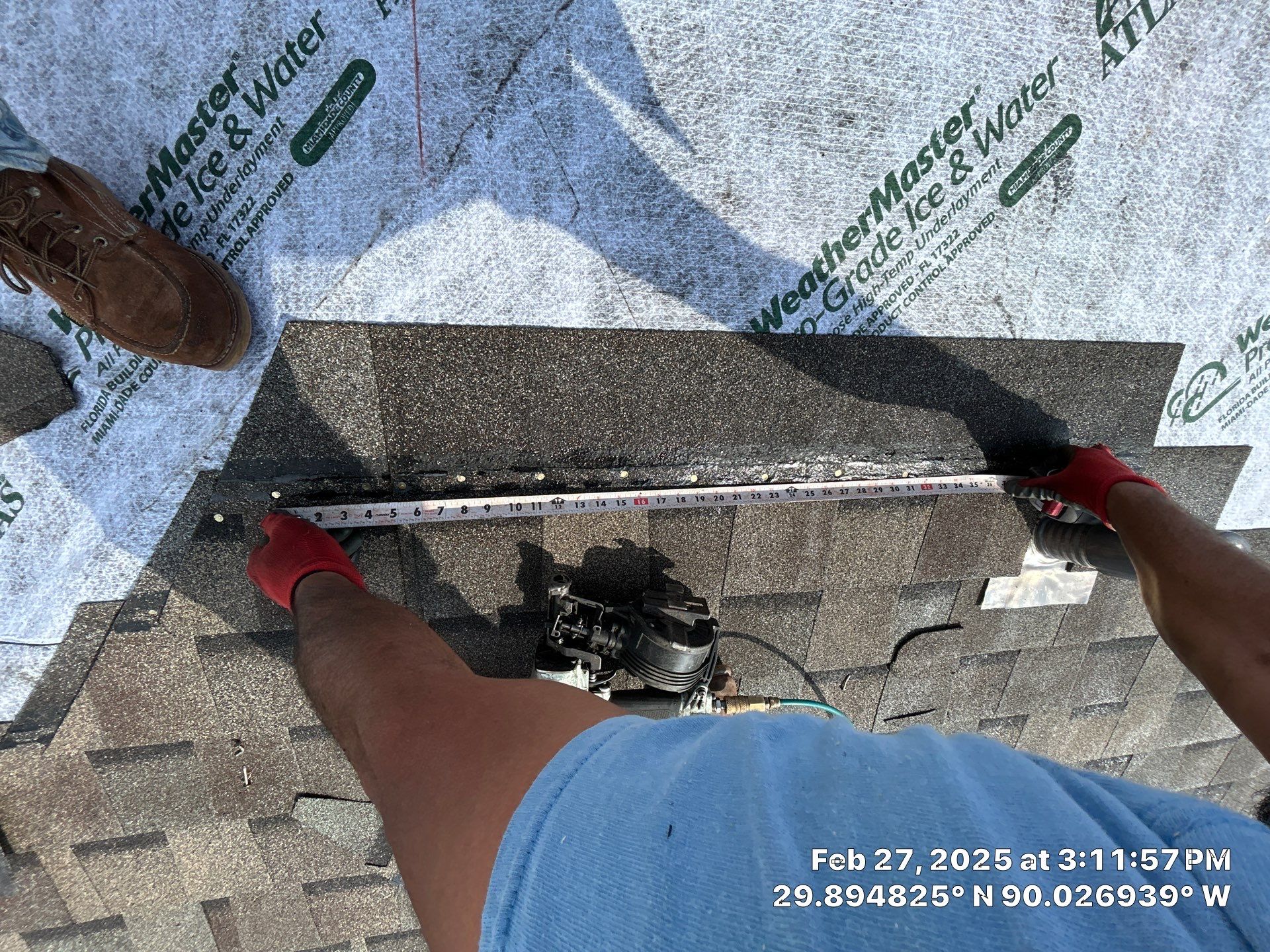 Project in Gretna by Robertson Roofing & Siding Inc