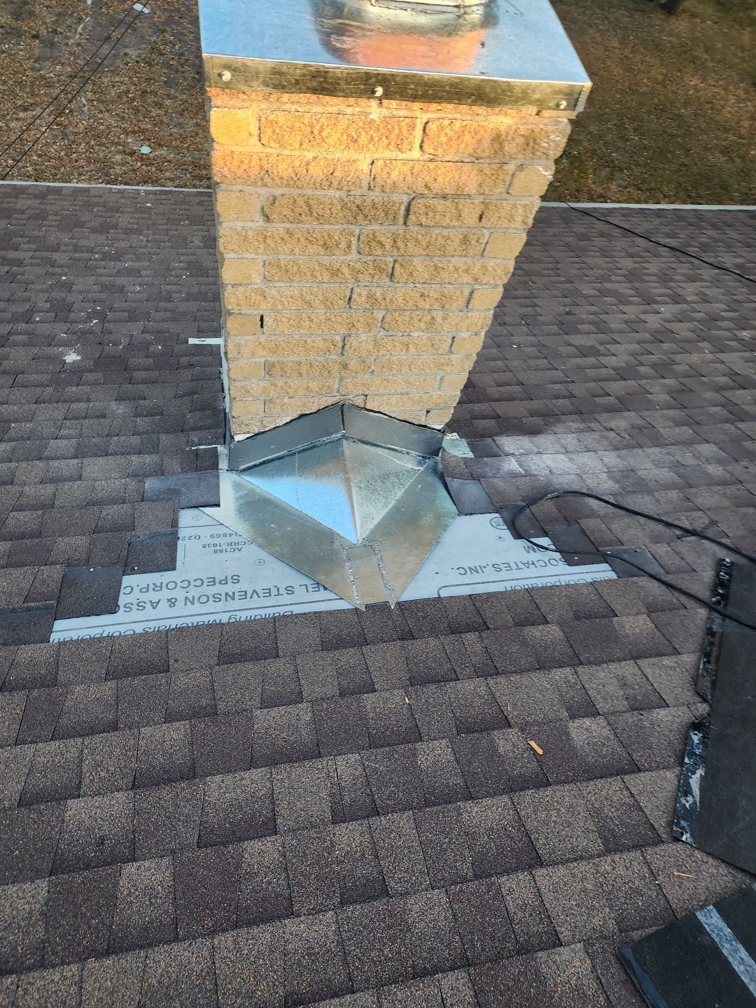 Structural and roof repairs with custom metal work by REPS Austin Area Roofer