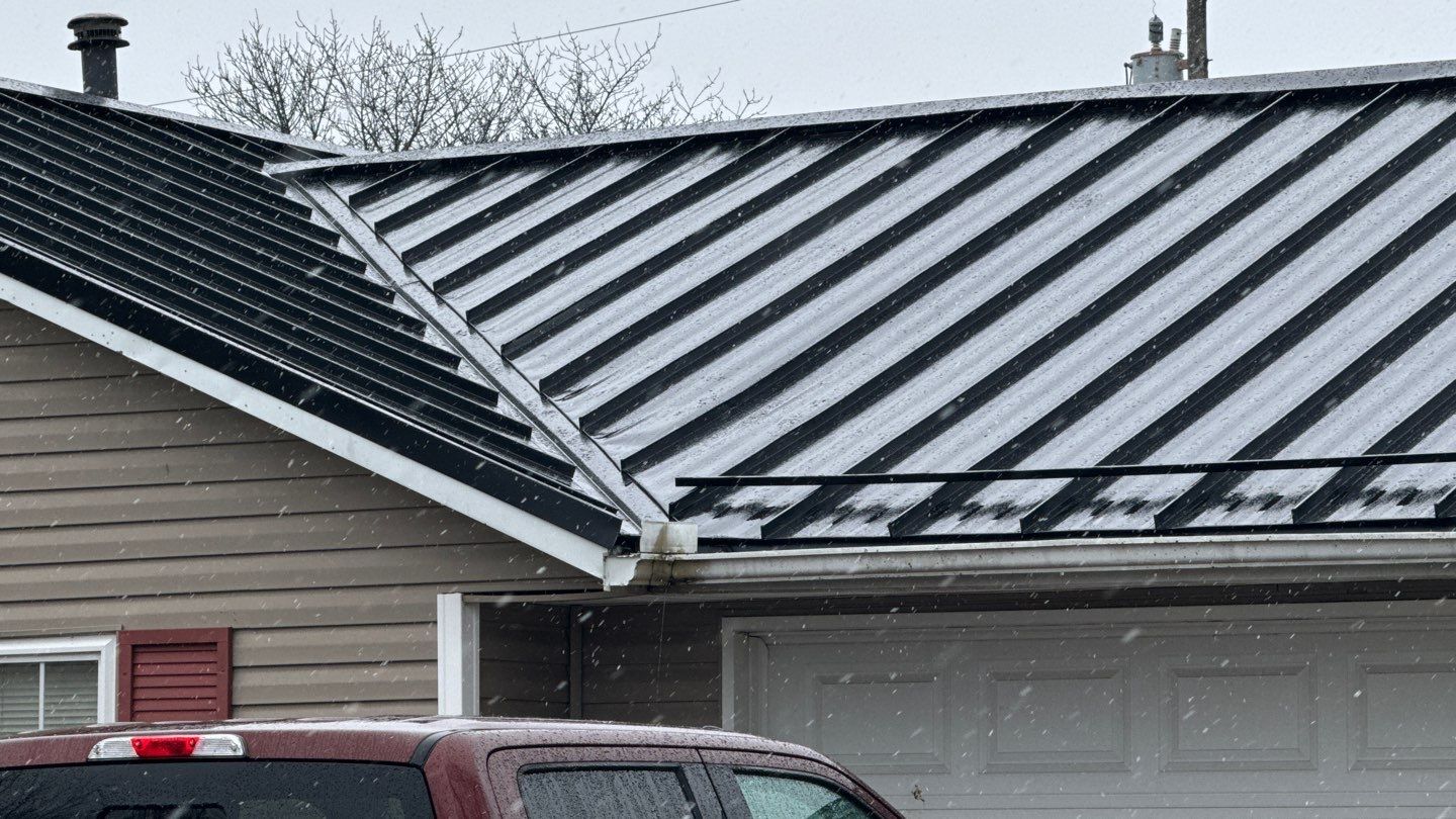 Residential Roofing Installation using Platinum Pro Standing seam  by Nitro Roofing and Construction