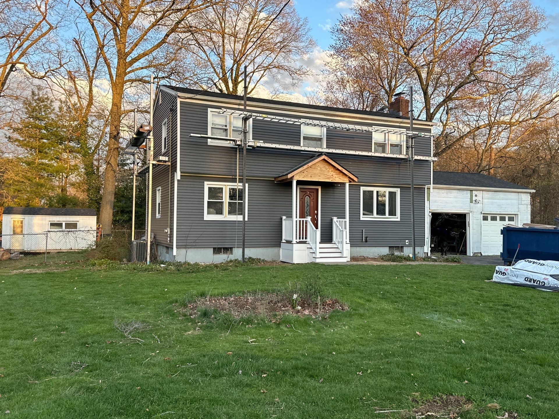 Siding Installation using Royal Building Products Carbon by A Plus Exterior