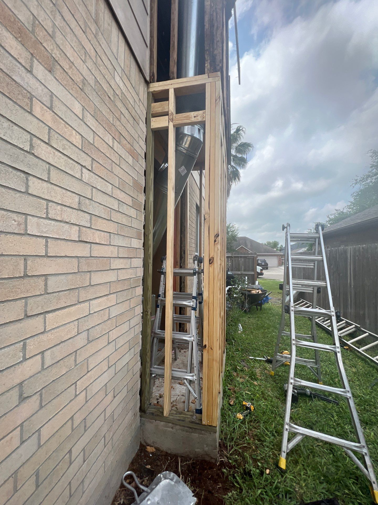 Chimney looks good but its BAD! by Bayfront Roofing and Construction