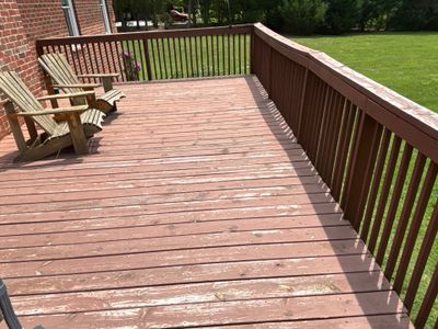 Wood Deck using Wood Sealant