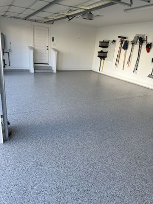Garage Floor Coating using Coyote