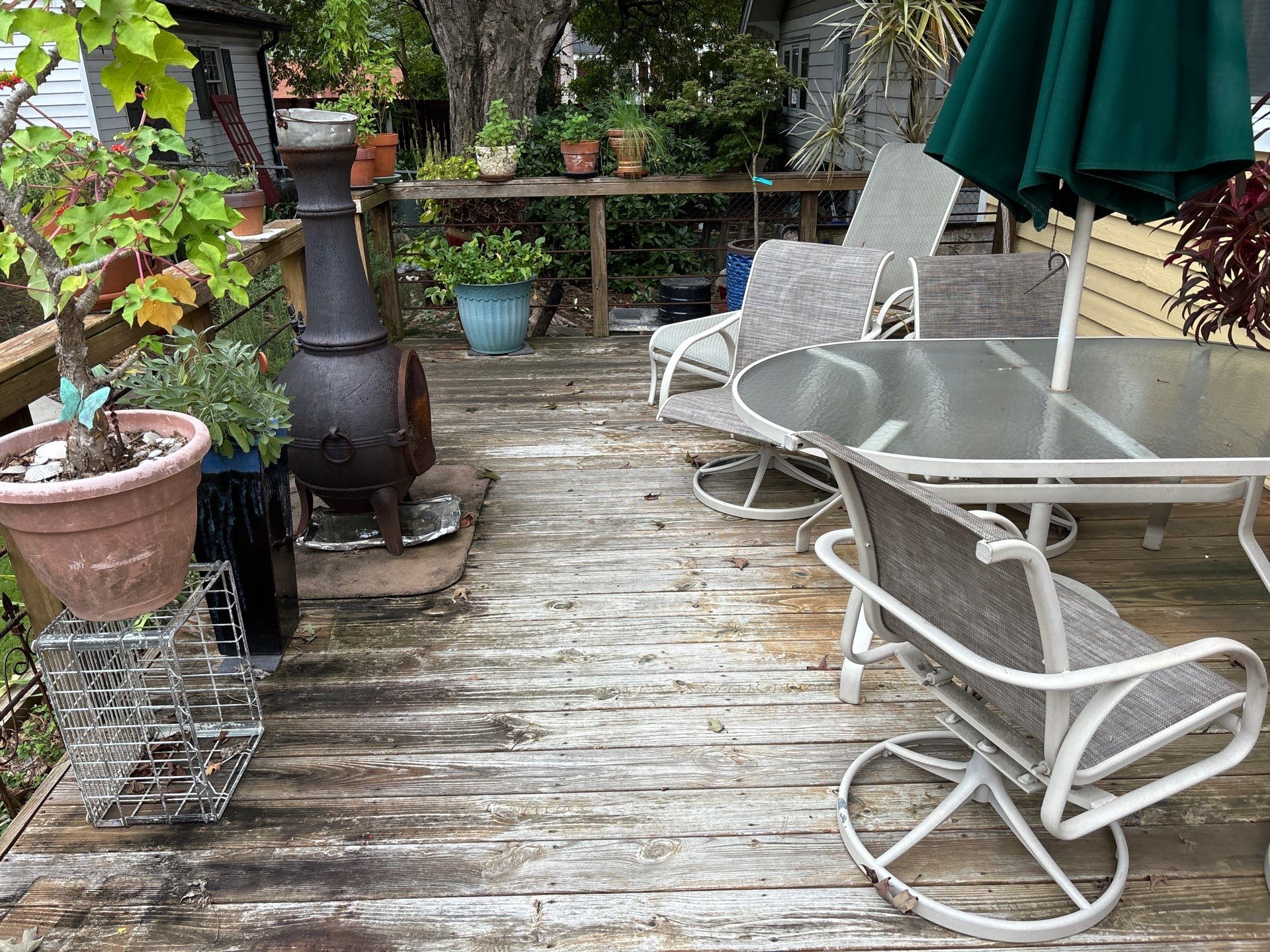 Weathered Deck using Wood Sealant by DuraSeal