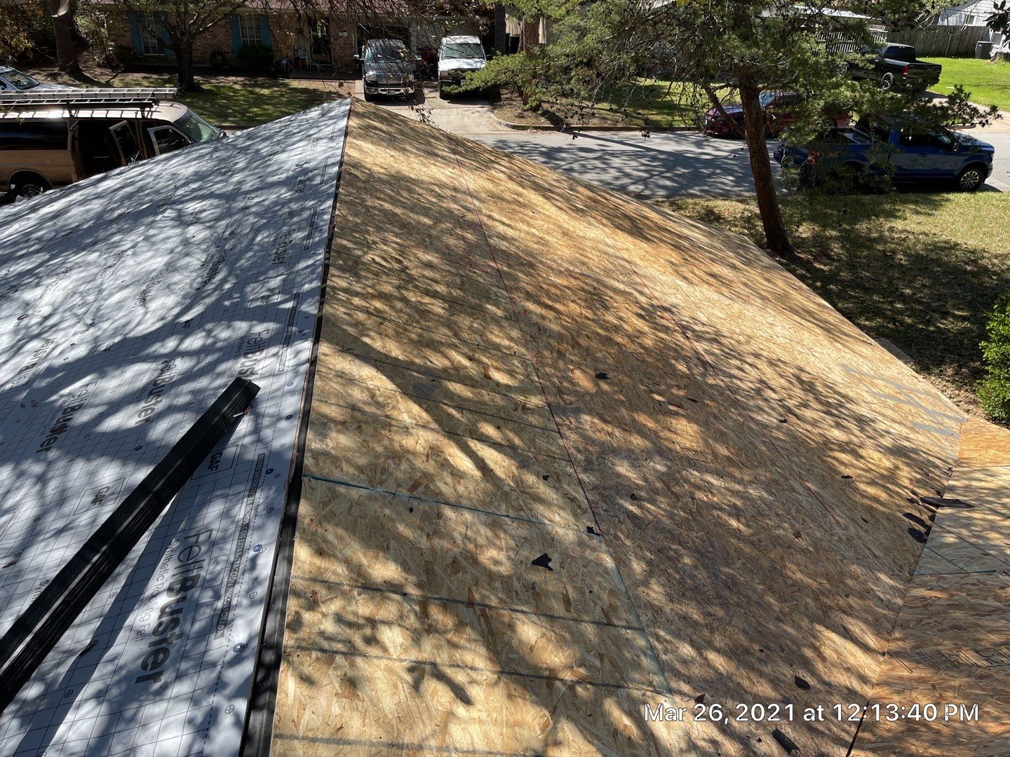 Historical Home needed a full decking and new roof by First United Roofing & Construction