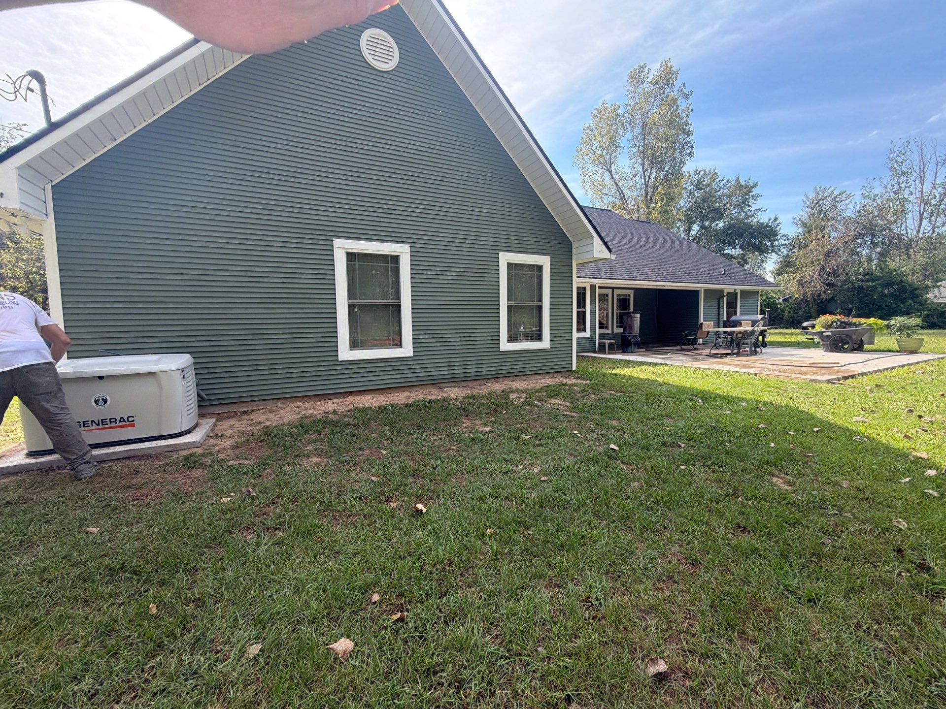 From Aged Yellow to Fresh Green in Frankston, Texas by Quality Coats Painting