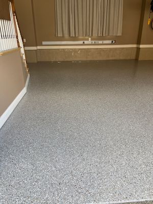 Garage Floor Coating using Creekbed
