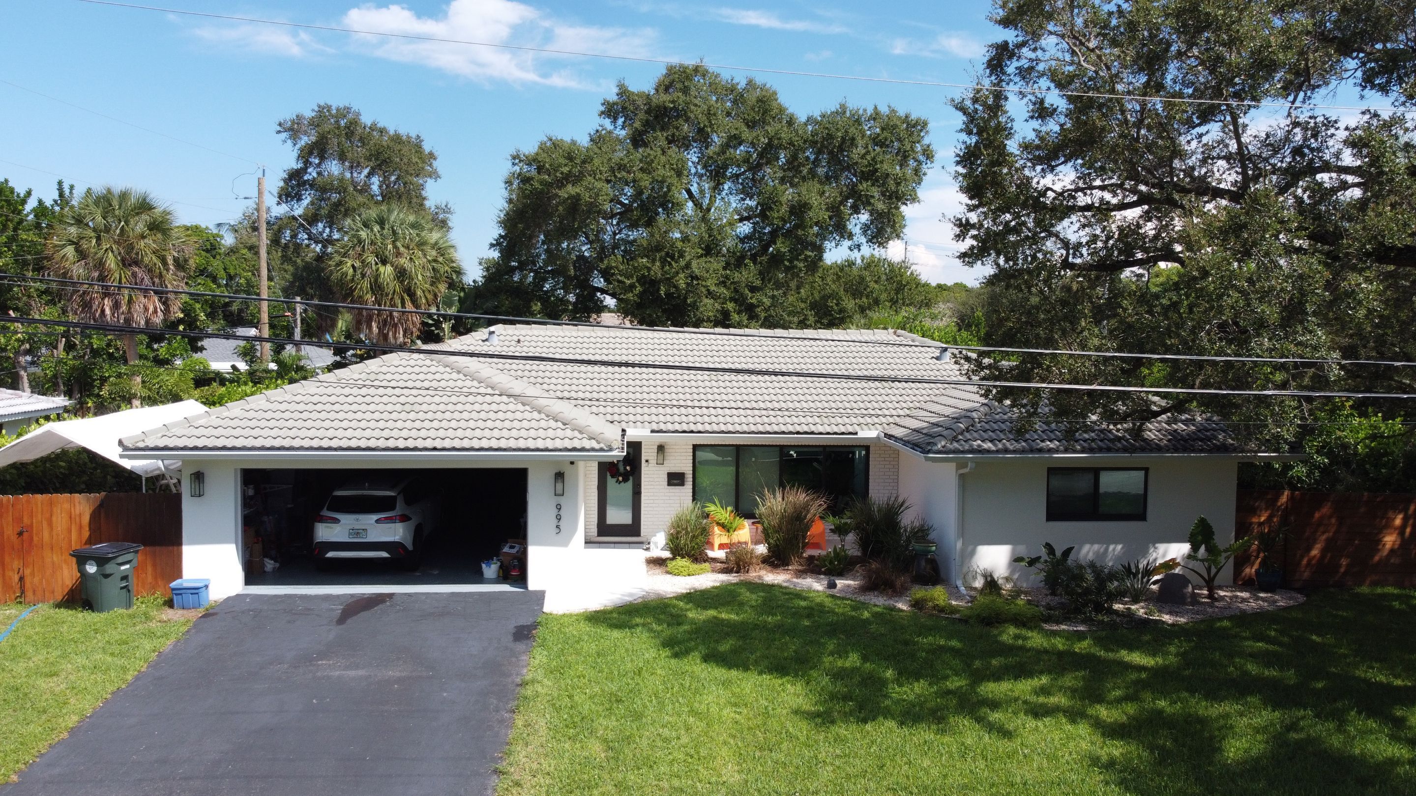 Residential Roofing Installation using 1" Nail strip metal roof by BLUES BROTHERS ROOFING