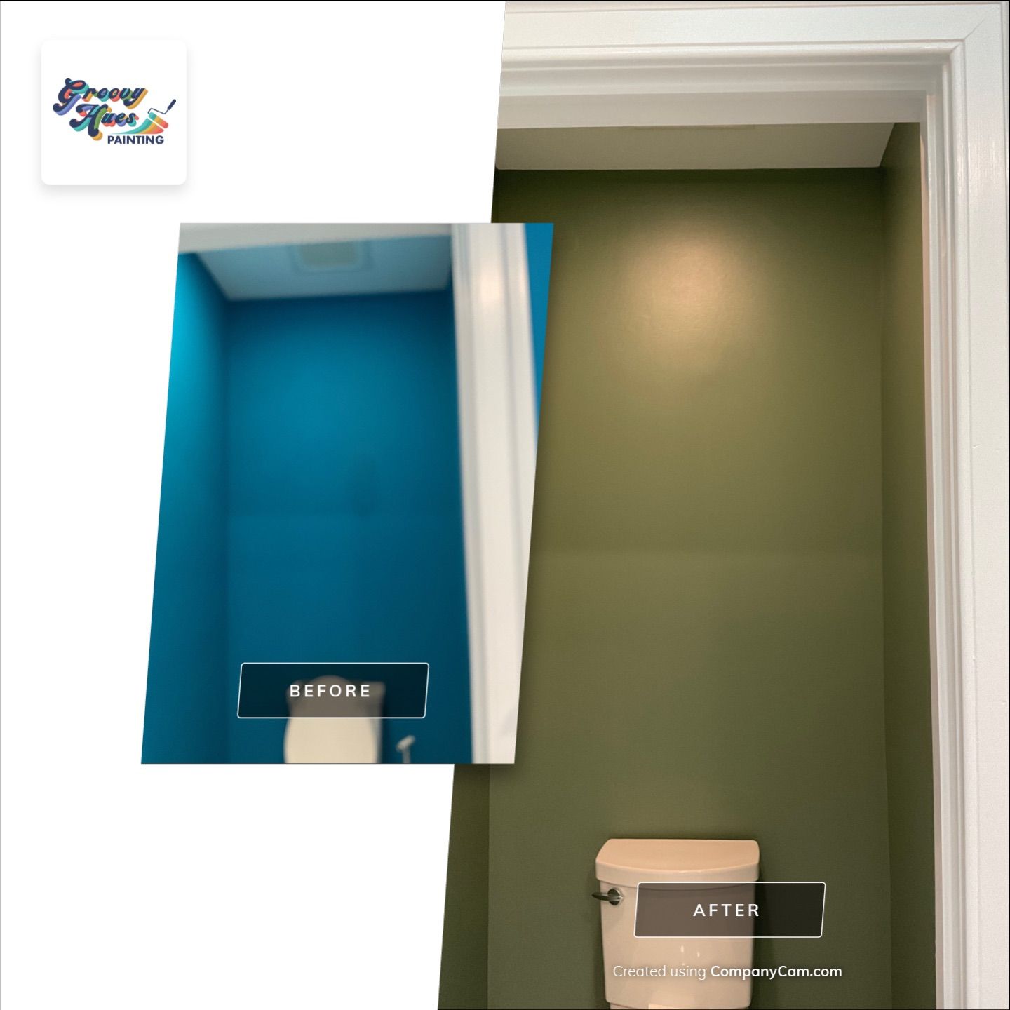 A Colorful, Calming Interior with Soft Greens and Bold Accents by Groovy Hues