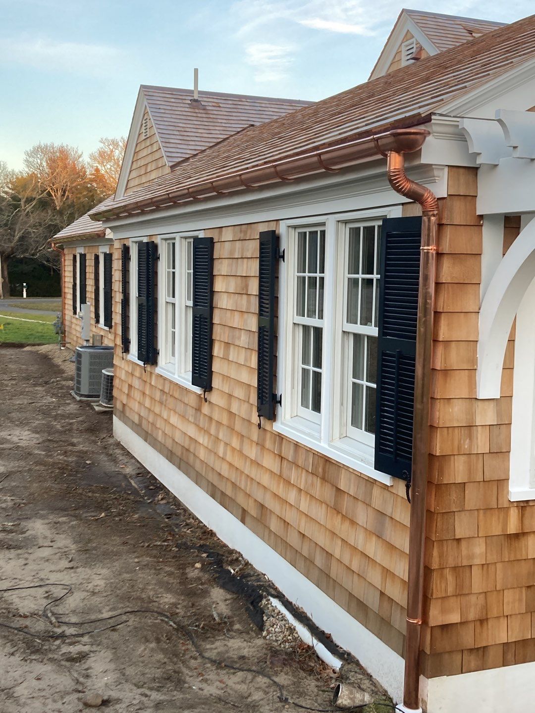 Copper Gutter Installation in Osterville, MA   by Gutter Pro Enterprises