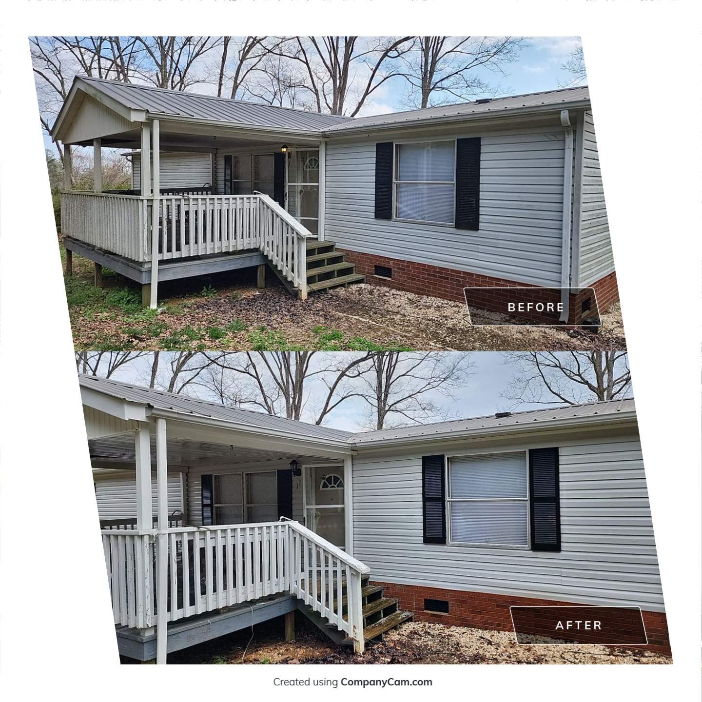 House Wash using cleaner by Power Wash Masters LLC