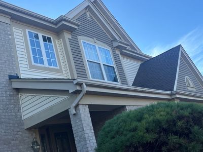 Turtle Shell gutter protection installation in Lombard, IL 60148, photograph 4