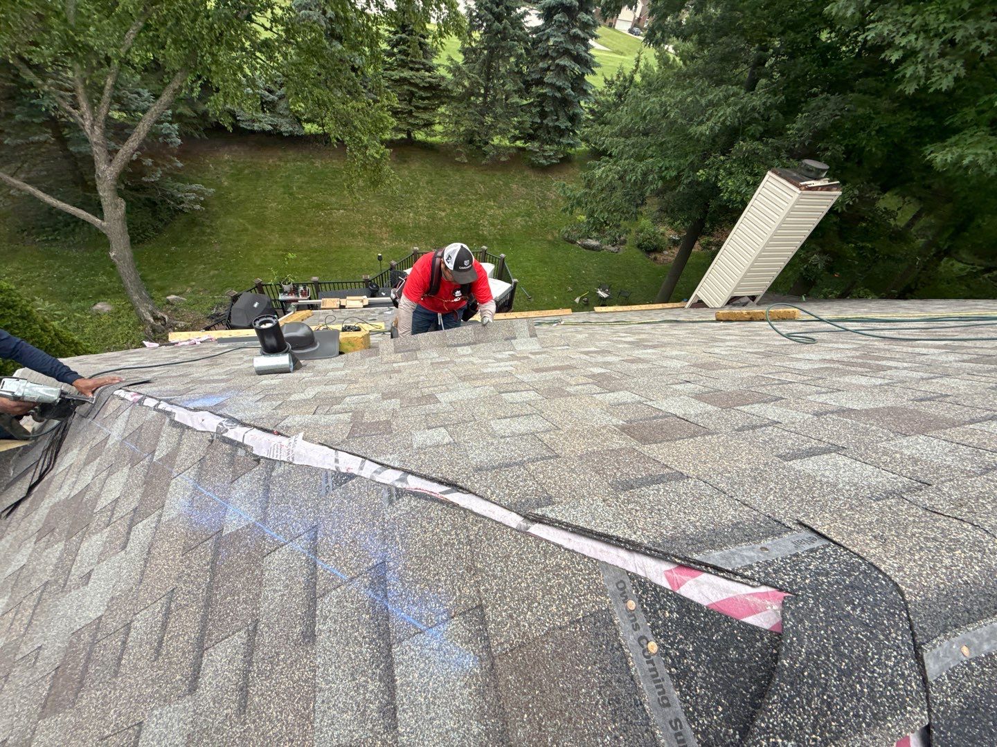 Roof Replacement using Owens Corning Duration Flex by 180 Contractors