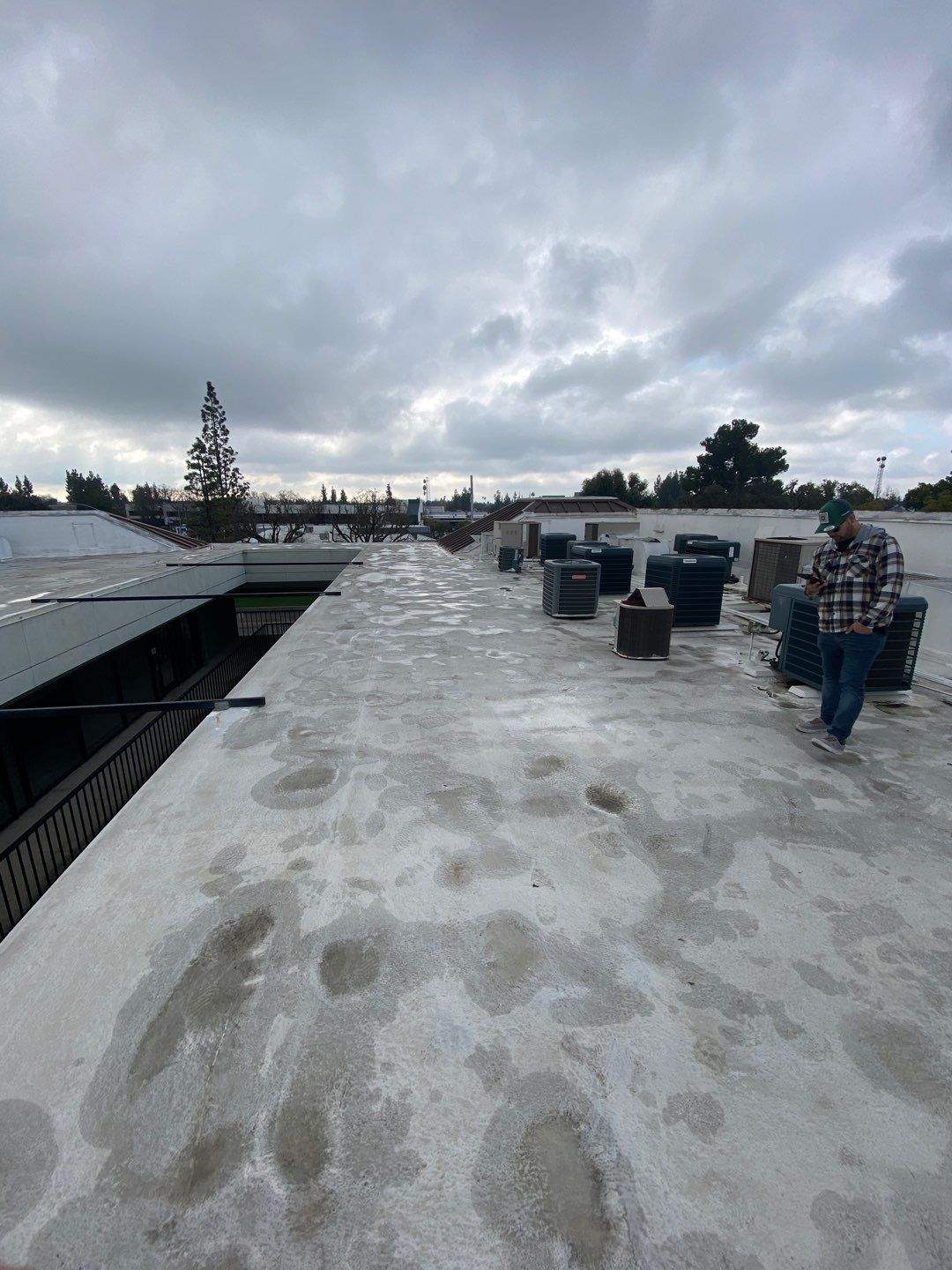 Commercial Foam Roof Repair - Fresno, CA by Grandmark Service Company