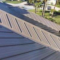 24ga 1" Nail-Strip Buckskin  by Total Roofing System The Metal Roof Experts