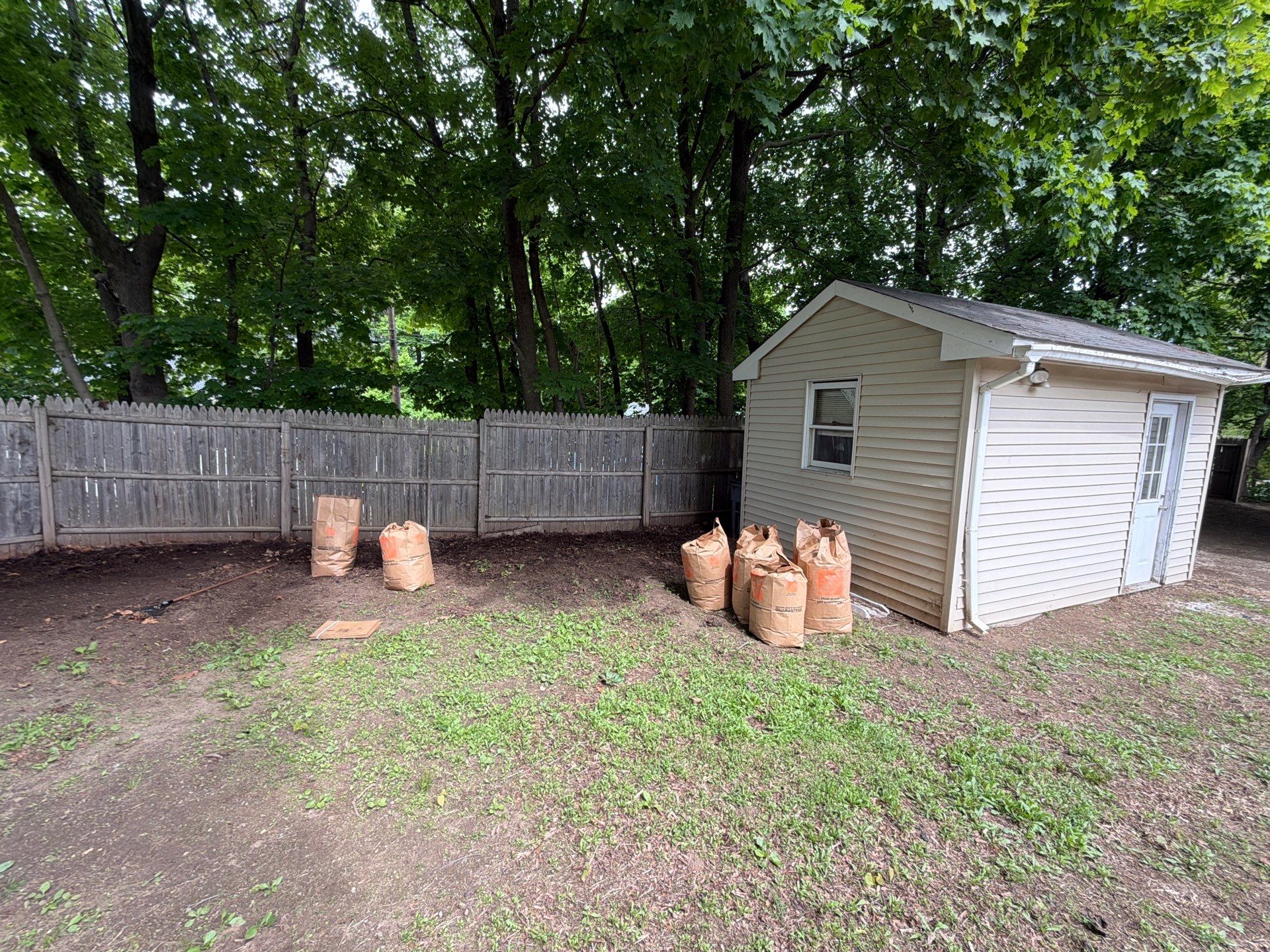 Residential Spring Cleanup and Fence Line Trimming in Seymour by Diamond Image LLC