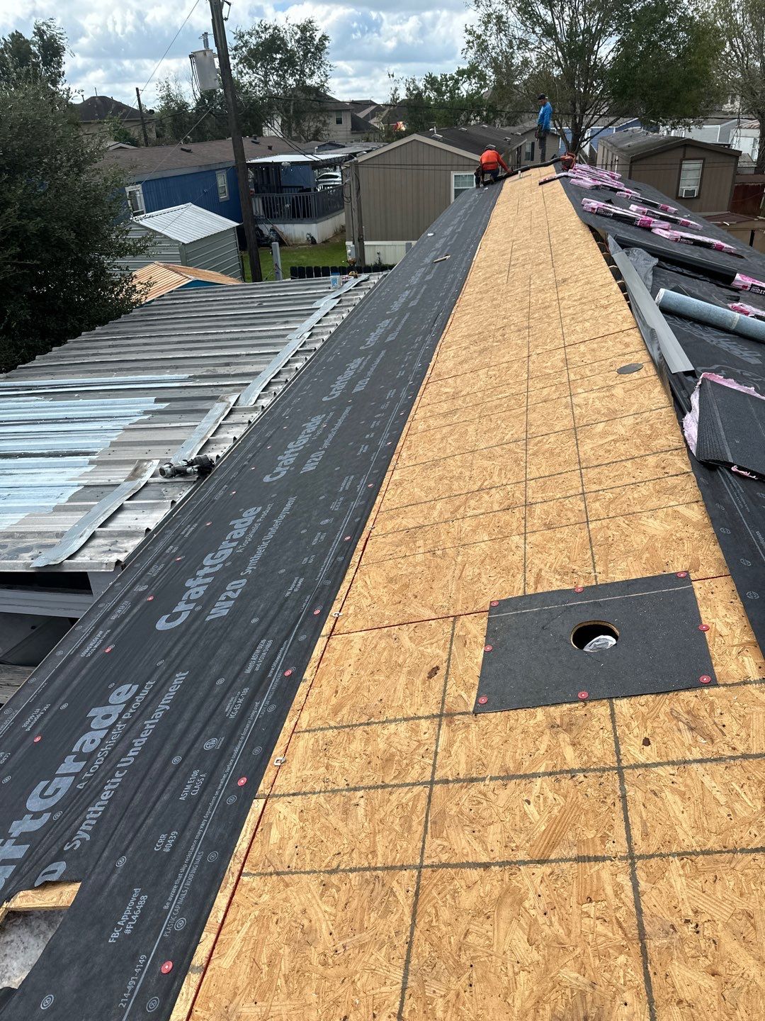 Residential Roofing Repair using Owen's Corning Duration (Lifetime) Shingles by Roof Repair Services LLC